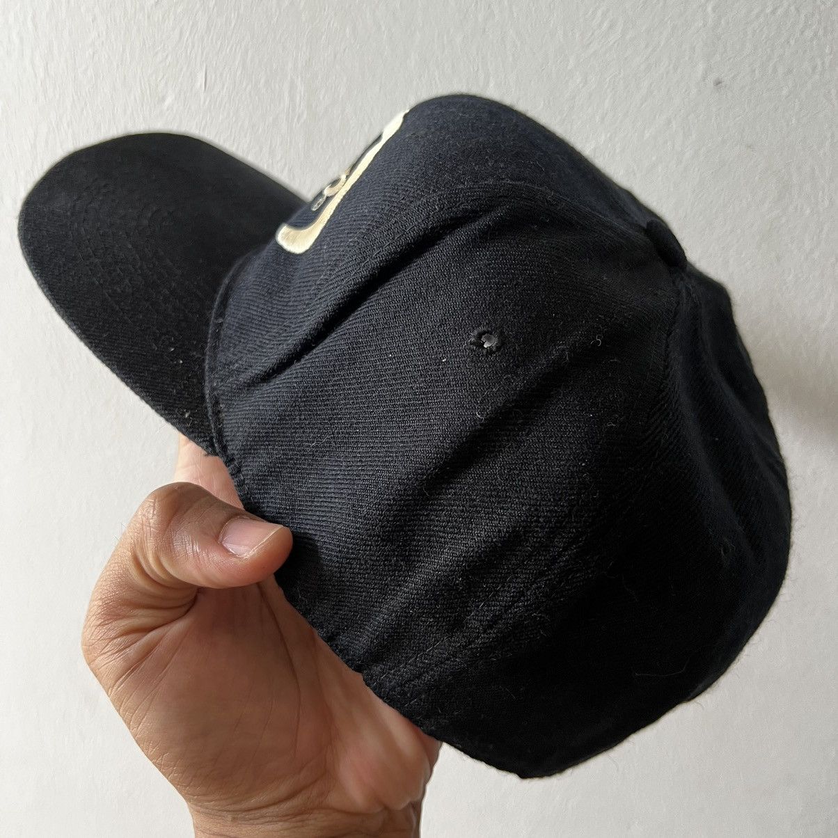 Vintage PIMP Oval Logo Wool Fitted Hat size 58cm-59cm Size ONE SIZE - 3 Thumbnail