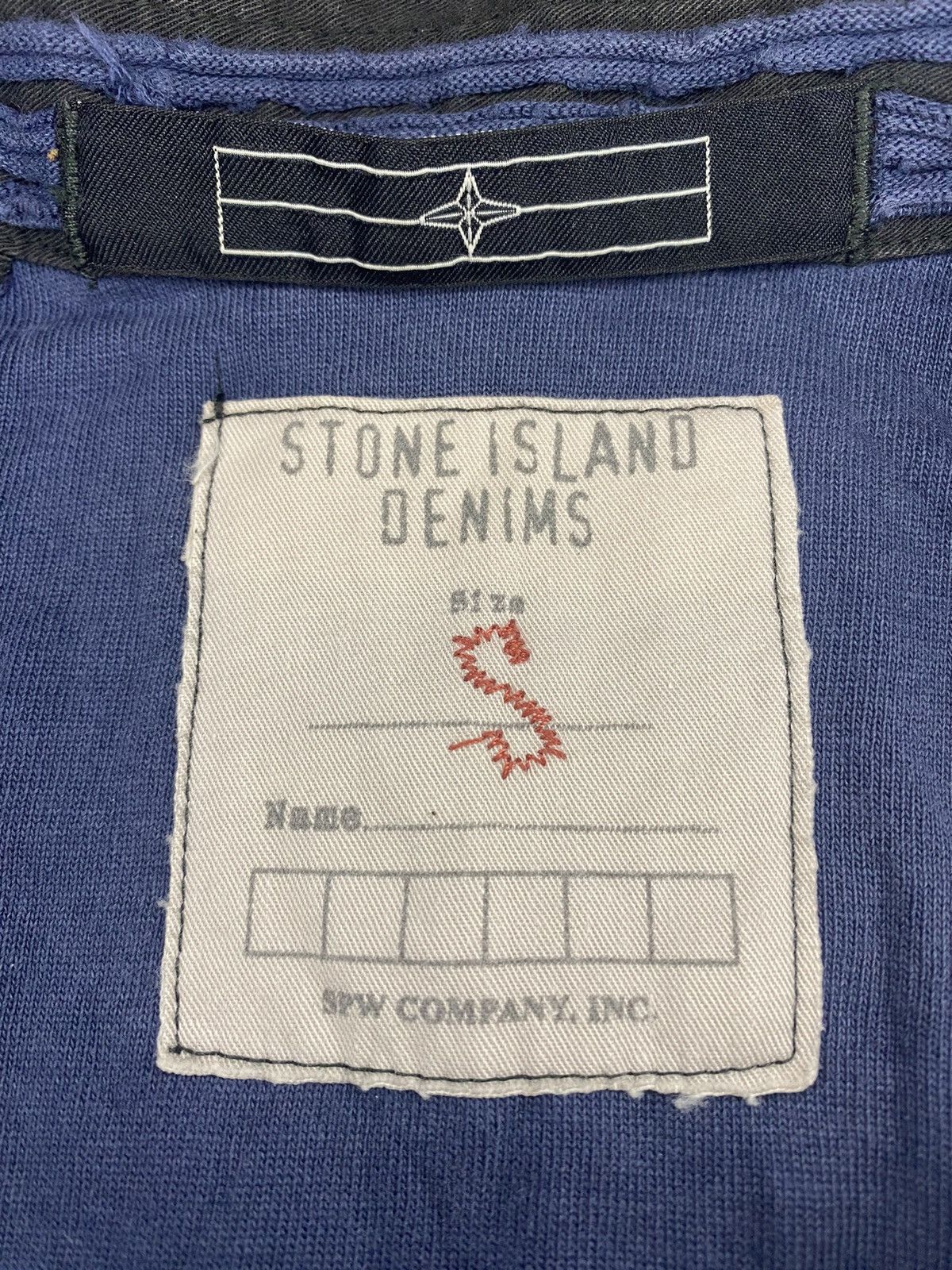 Stone Island AW08 Stone Island Denims Logo Patch Rugby Shirt Size US S / EU 44-46 / 1 - 6 Thumbnail