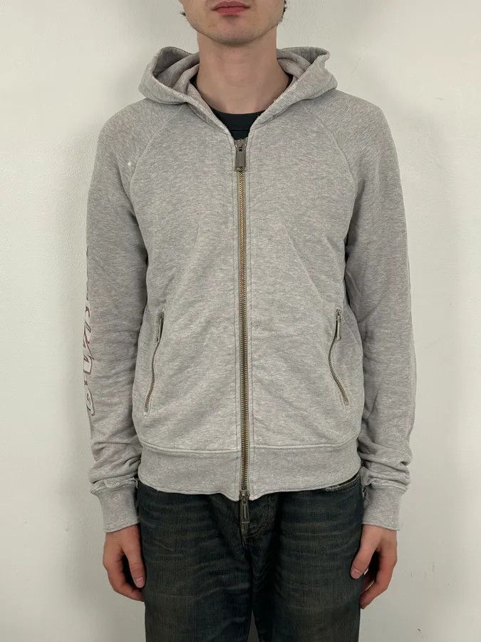 Dsquared2 SS2005 Dsquared2 Grey Signature Distressed Zip-up Hoodie Size US M / EU 48-50 / 2 - 2 Thumbnail