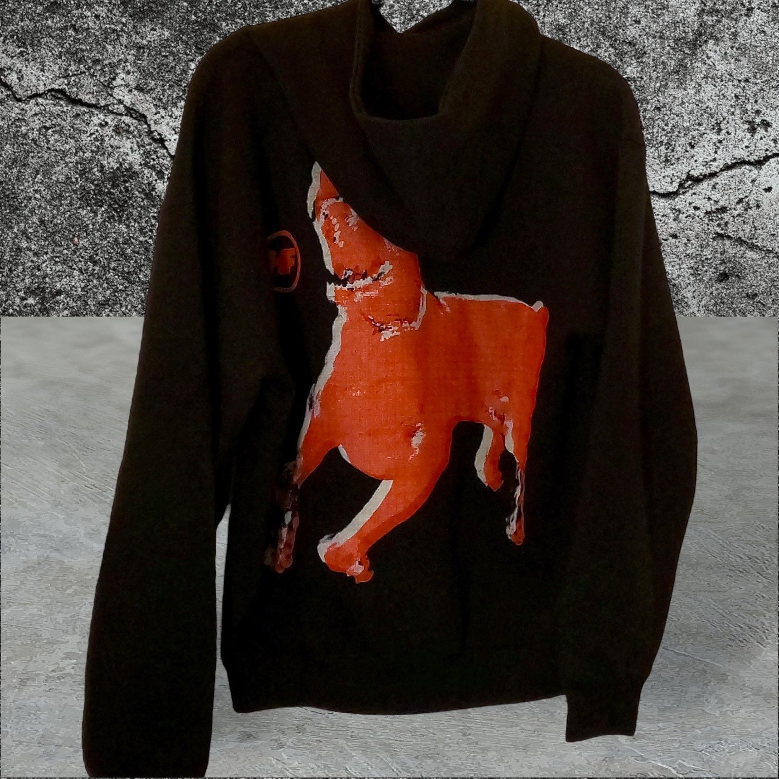 Homme + Femme La •NEW• Homme+Femme LA • Doberman Triplets Black Hoodie • MED Size US M / EU 48-50 / 2 - 4 Thumbnail