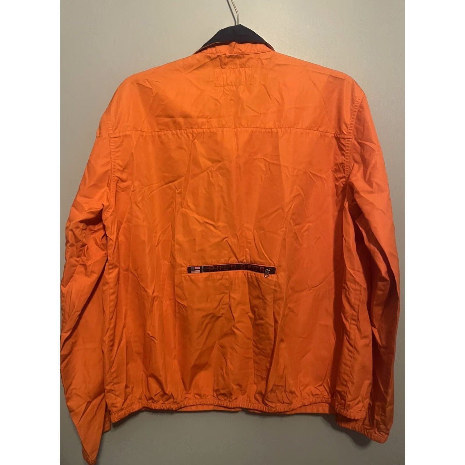 Polo Ralph Lauren Polo Ralph Lauren Windbreaker Jacket Sport Polyester Orange L Men XL? Size US L / EU 52-54 / 3 - 7 Thumbnail