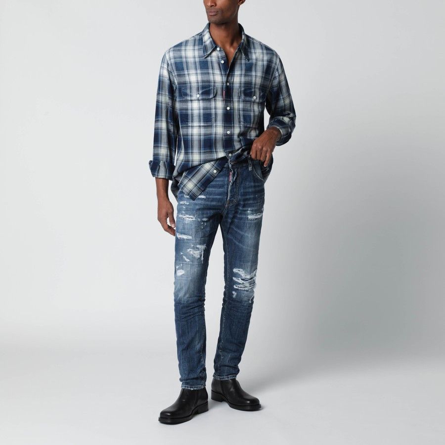 Dsquared2 o1d2blof0226 Slim Jeans in Blue Size US 36 / EU 52 - 2 Thumbnail