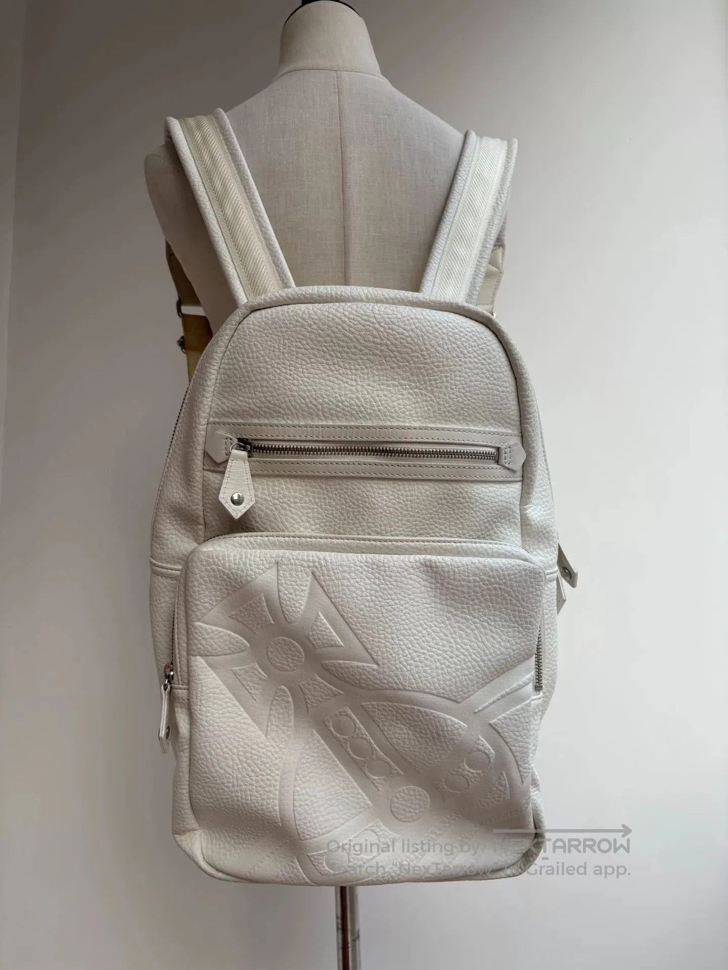 Vivienne Westwood Vivienne Westwood White Saturn Backpack. Size ONE SIZE - 1 Thumbnail