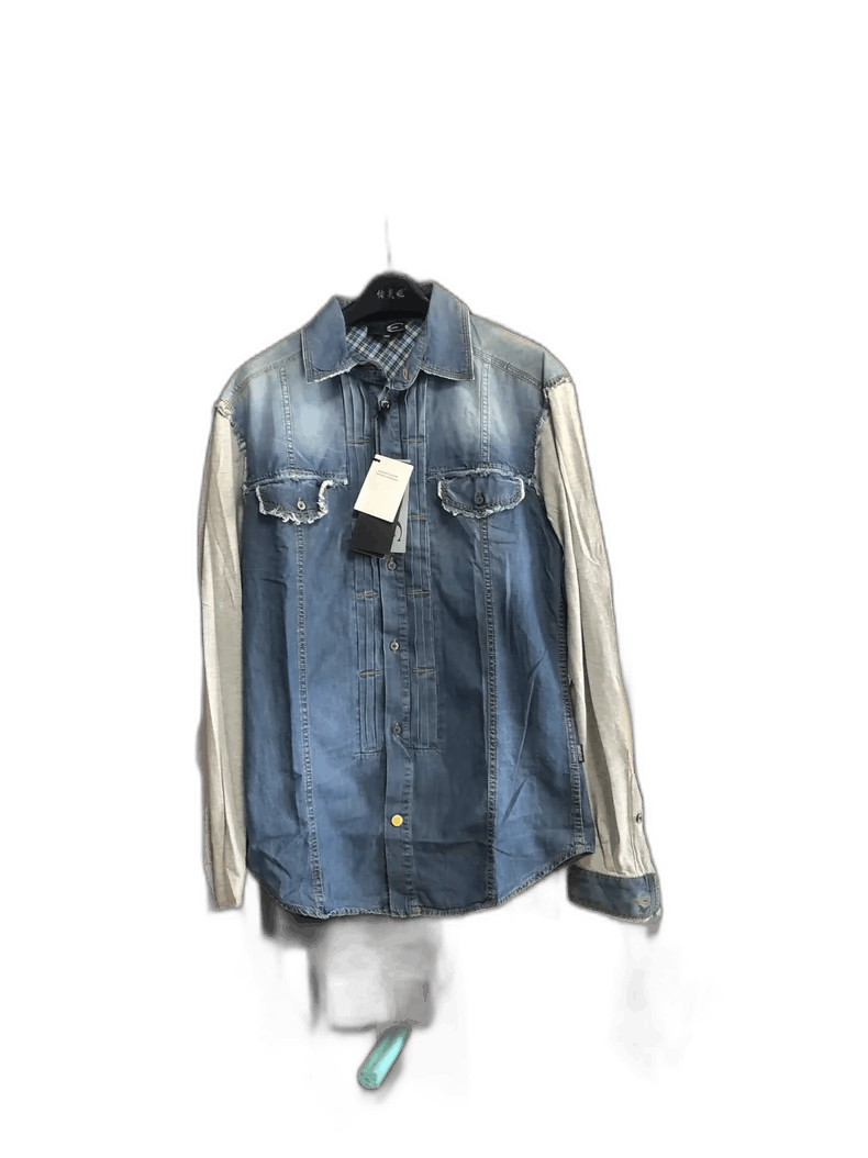 New Cavalli Casual Denim Shirt for Men