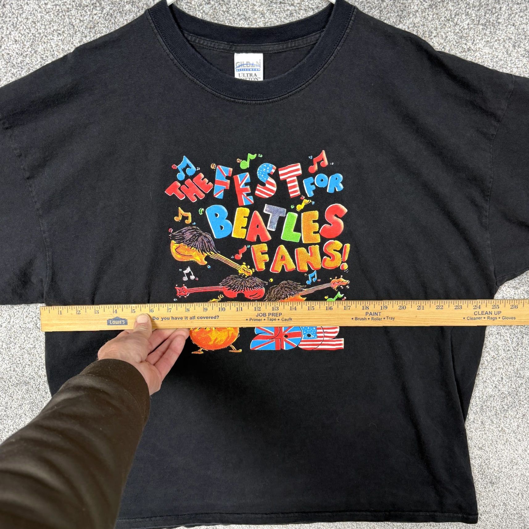 Gildan VINTAGE Gildan 2XL The Fest For Beatles Fans Beatlefest T-Shirt Men Black Graphic Print Size US XXL / EU 58 / 5 - 3 Thumbnail