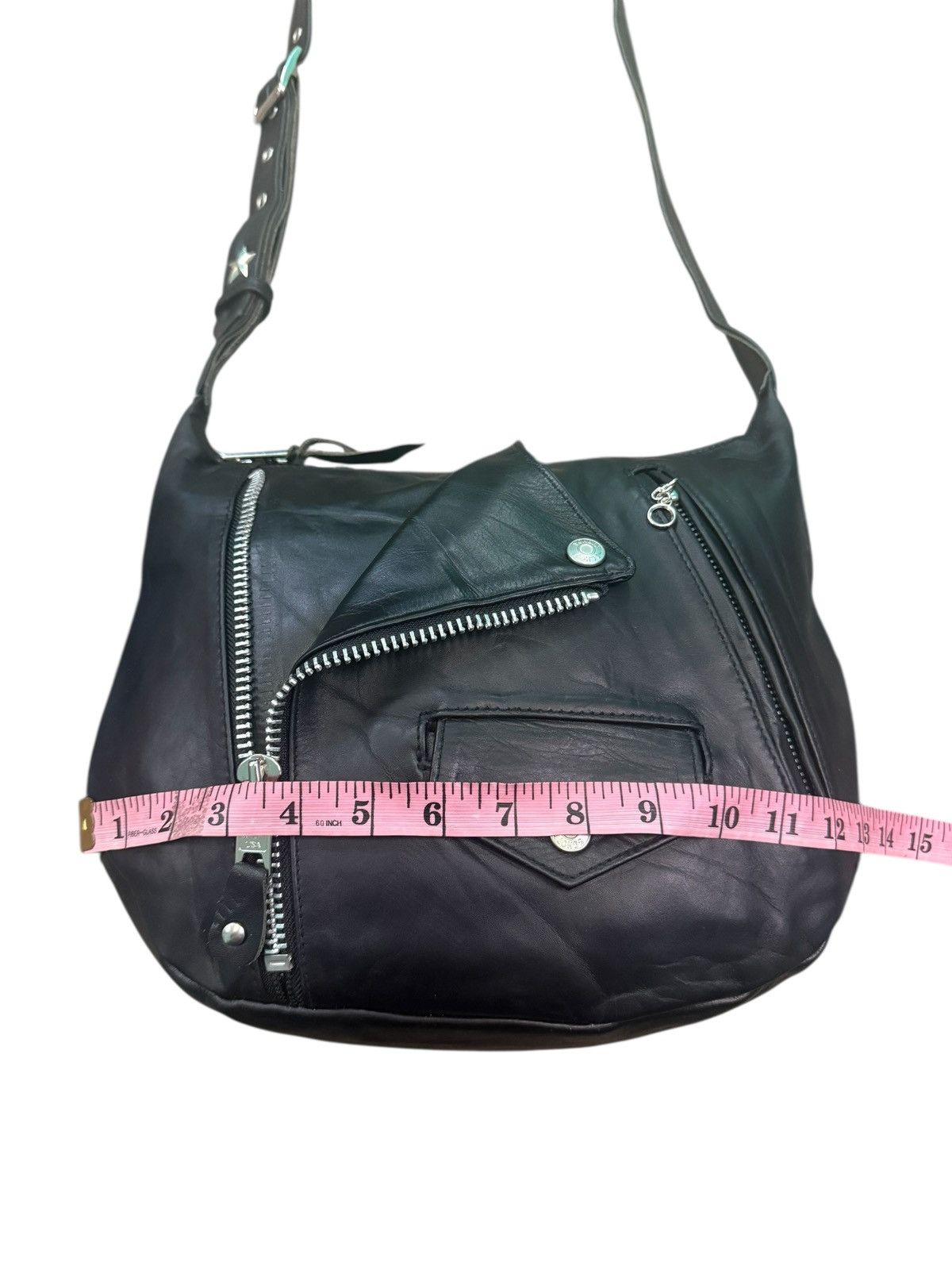 Schott RARE SCHOTT RIDERS LEATHER CROSSBODY BAG Size ONE SIZE - 21 Thumbnail
