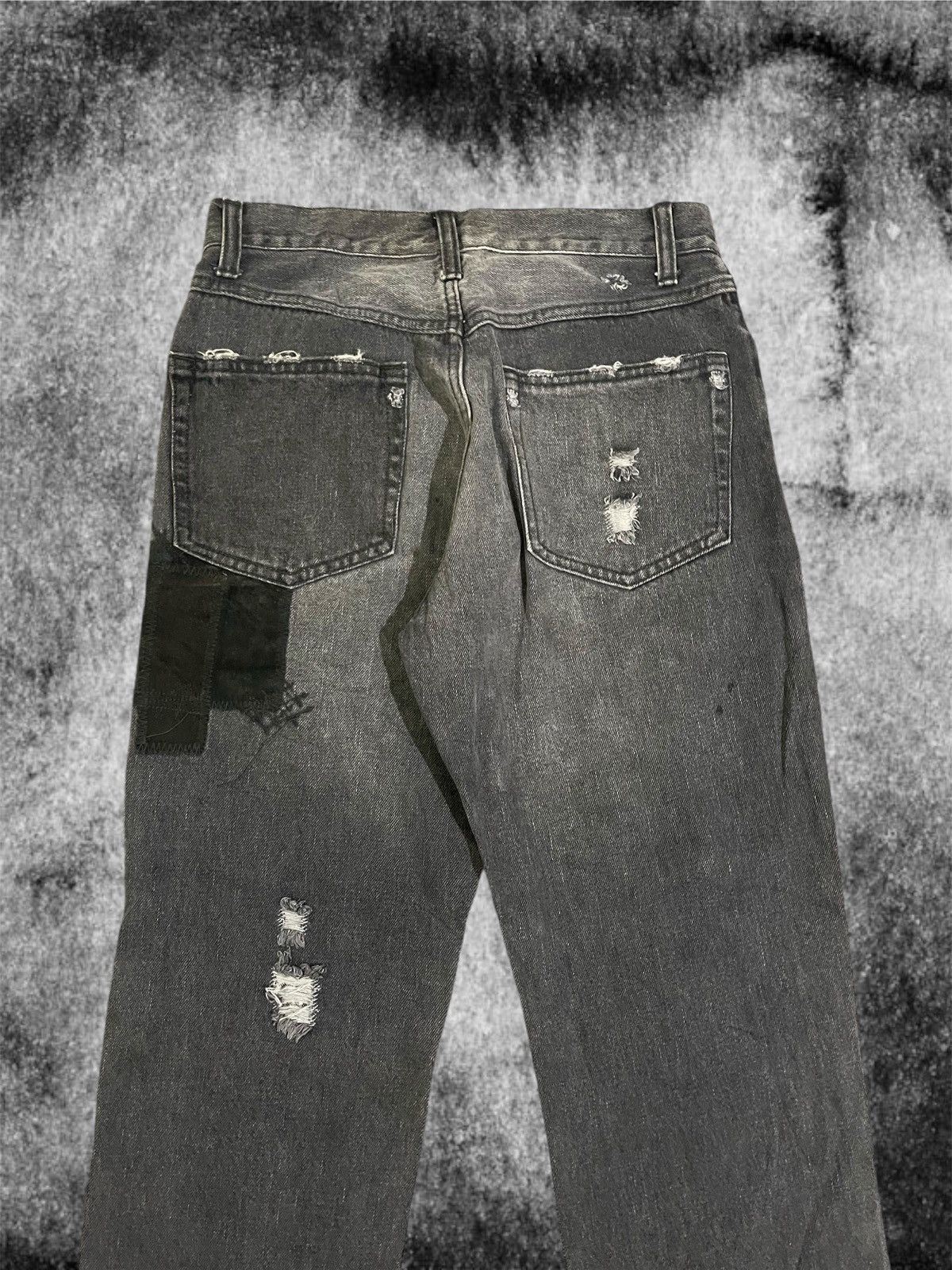 In The Attic In The Attic Patchwork Crush DistressedPunk Vkei Denim Jeans Size US 28 / EU 44 - 7 Thumbnail
