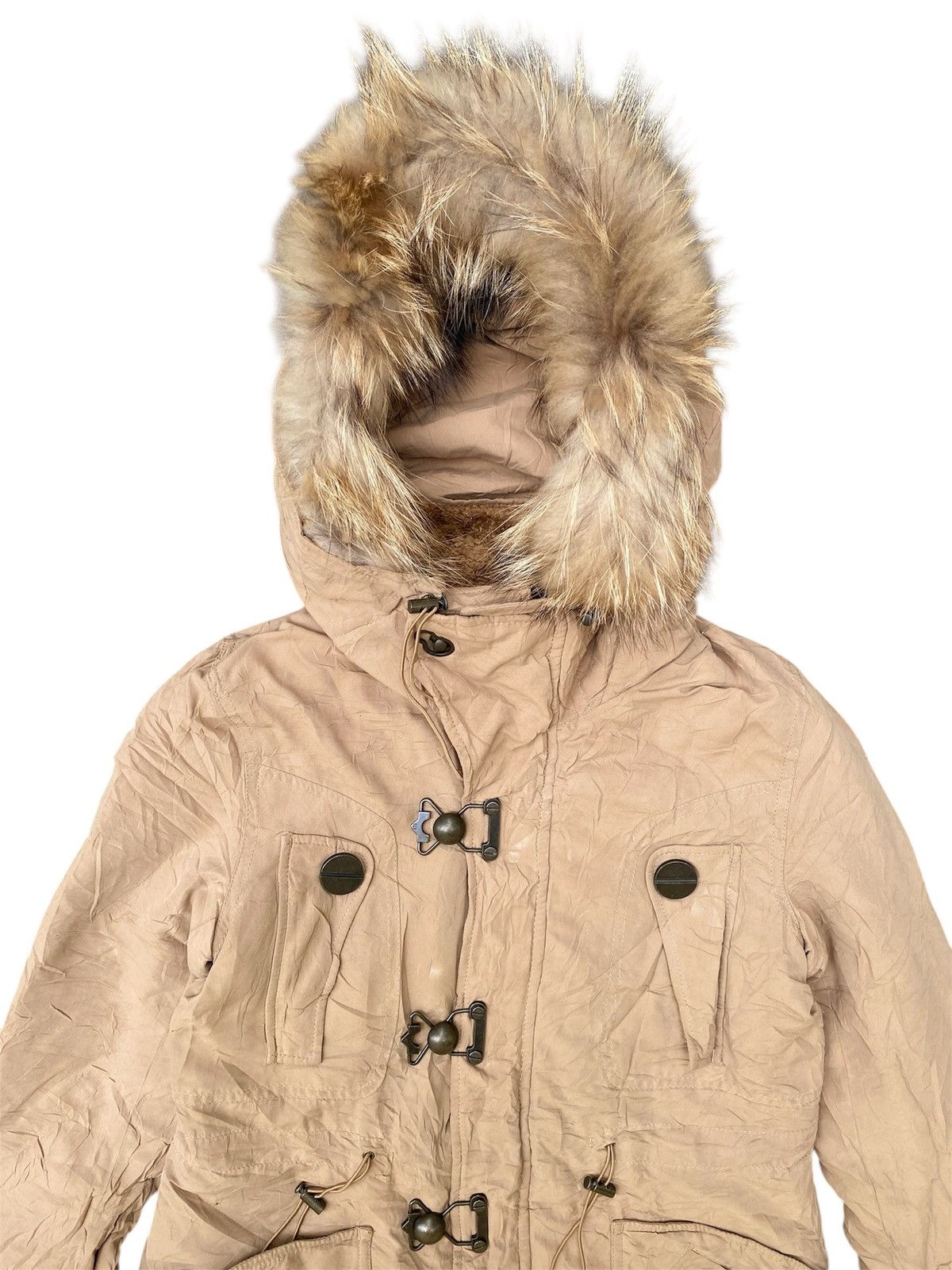 If Six Was Nine × Japanese Brand × Le Grande Bleu (L.G.B.) 2000s SLY - Apocalypse Fur Hoodie Jacket Size US M / EU 48-50 / 2 - 2 Thumbnail