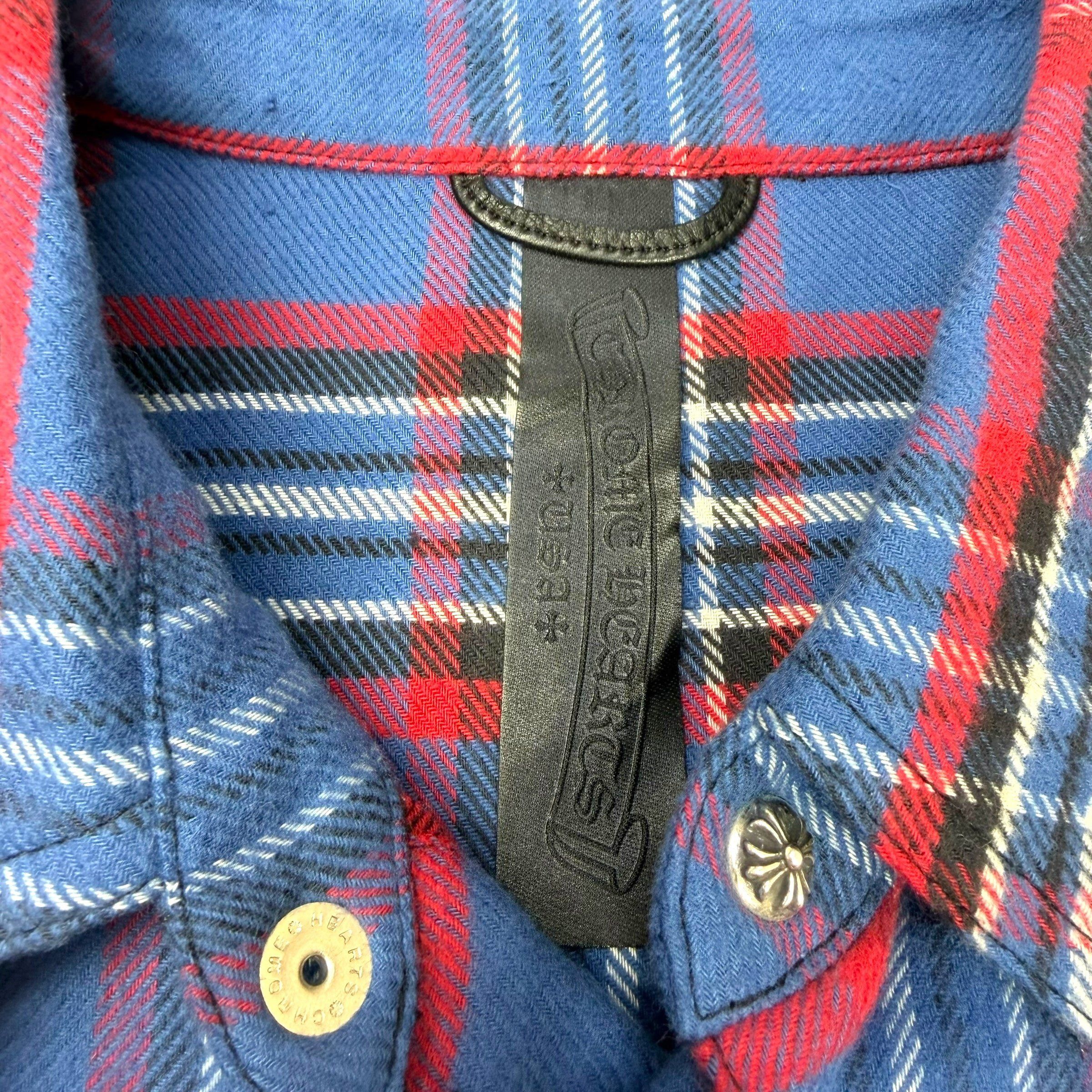 Chrome Hearts Chrome Hearts Flannel Work Dog Shirt L Size US L / EU 52-54 / 3 - 7 Thumbnail