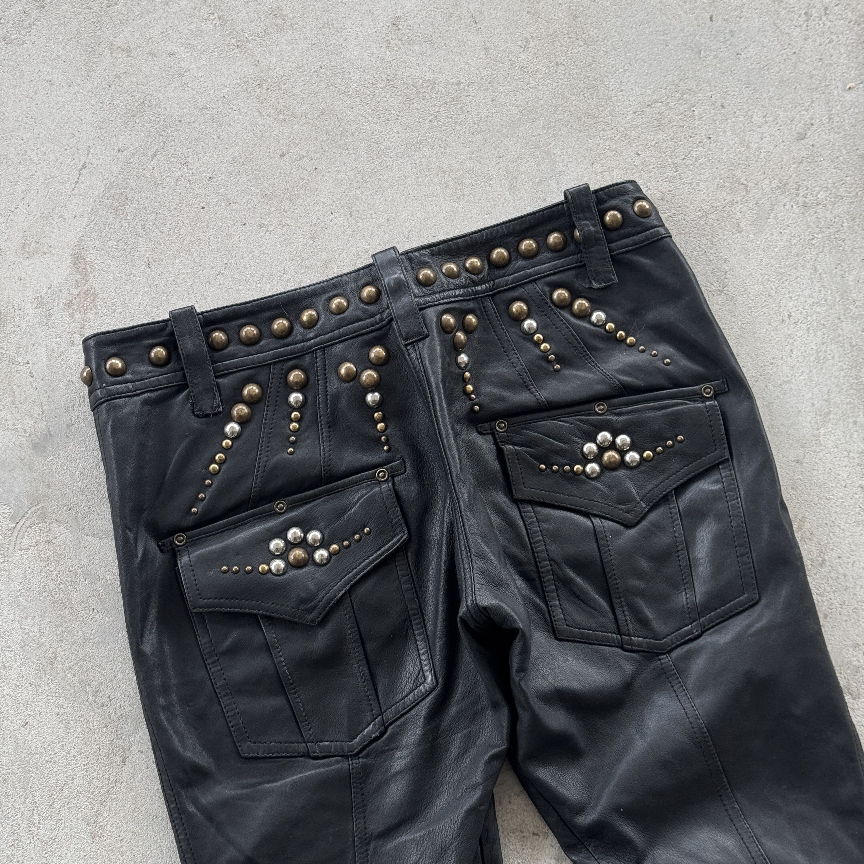 Diesel Vintage Diesel Leather Biker Vest Pants Set Archive Punk Size US M / EU 48-50 / 2 - 11 Thumbnail