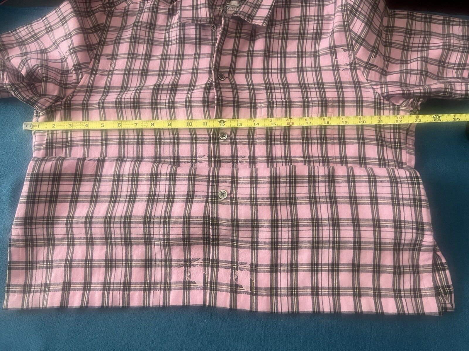 Mastermind Japan Dreaming Skull Short Sleeve Shirt Plaid Shirt Pink Size US L / EU 52-54 / 3 - 11 Thumbnail