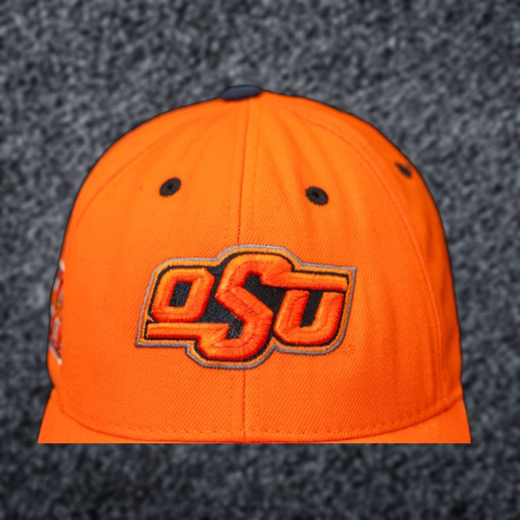 Top Of The World VINTAGE OKLAHOMA STATE UNIVERSITY OSU Cowboys Orange Strapback VTG Cowboy? Size ONE SIZE - 1 Thumbnail