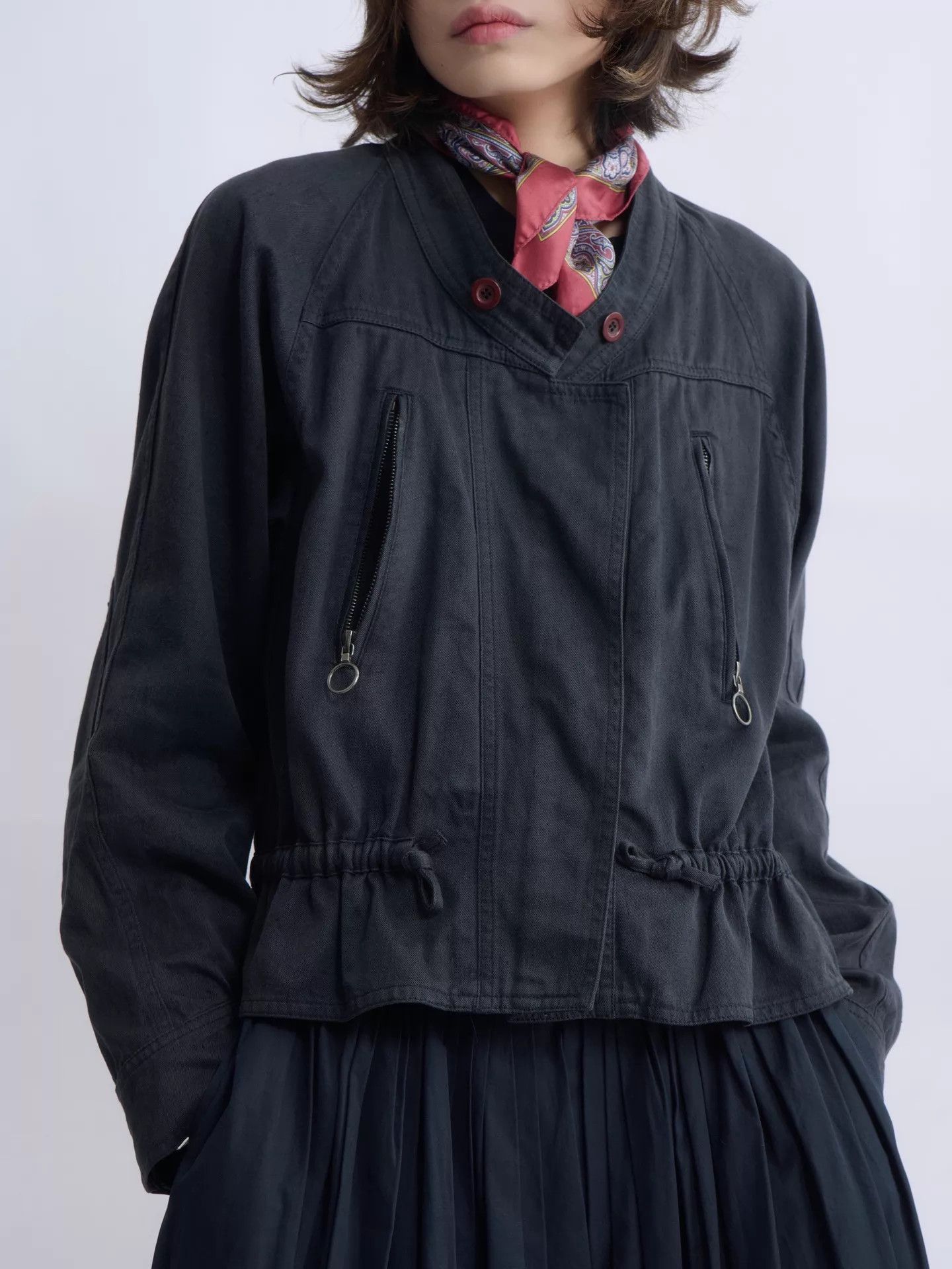 Chloe CHLOE by Phoebe Philo 2004SS Vintage Linen Utility Jacket Size XS / US 0-2 / IT 36-38 - 1 Thumbnail