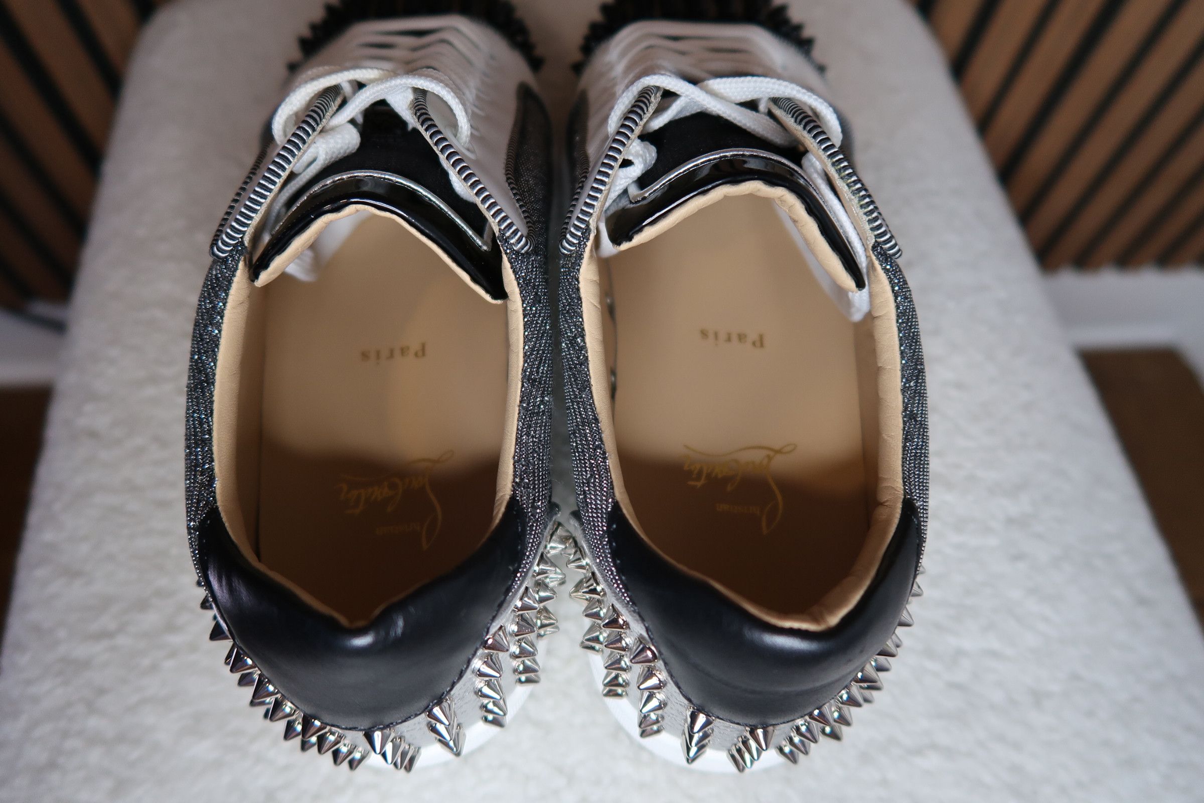 Christian Louboutin Christian Louboutin Seavaste 2 Orlato Flat Silver Black Size US 8.5 / EU 41-42 - 6 Thumbnail