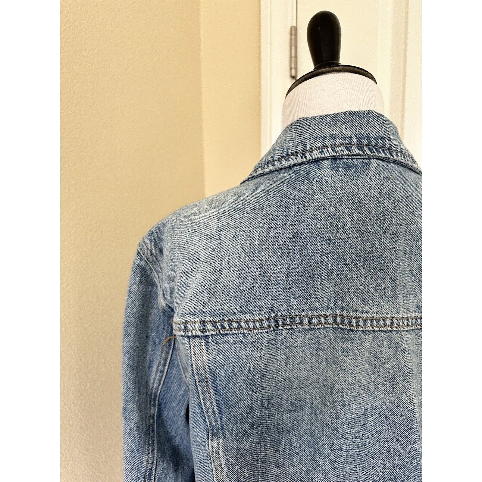 BLANKNYC Blank NYC Blue Denim Jacket Distressed Raw Edge Size M Size M / US 6-8 / IT 42-44 - 10 Thumbnail