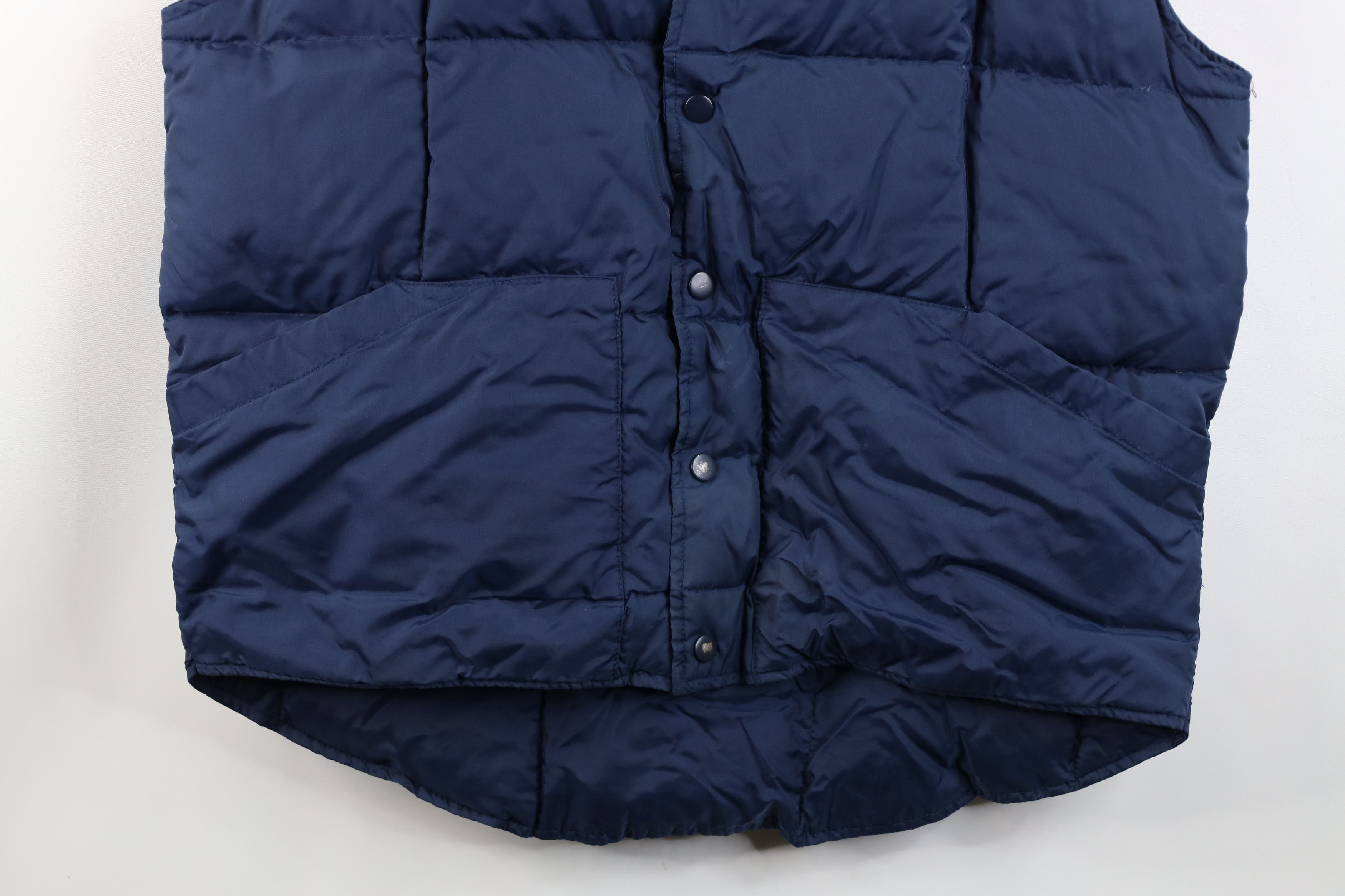 Vintage Vintage 90s Streetwear Down Puffer Vest Jacket Navy Blue Size US M / EU 48-50 / 2 - 3 Thumbnail