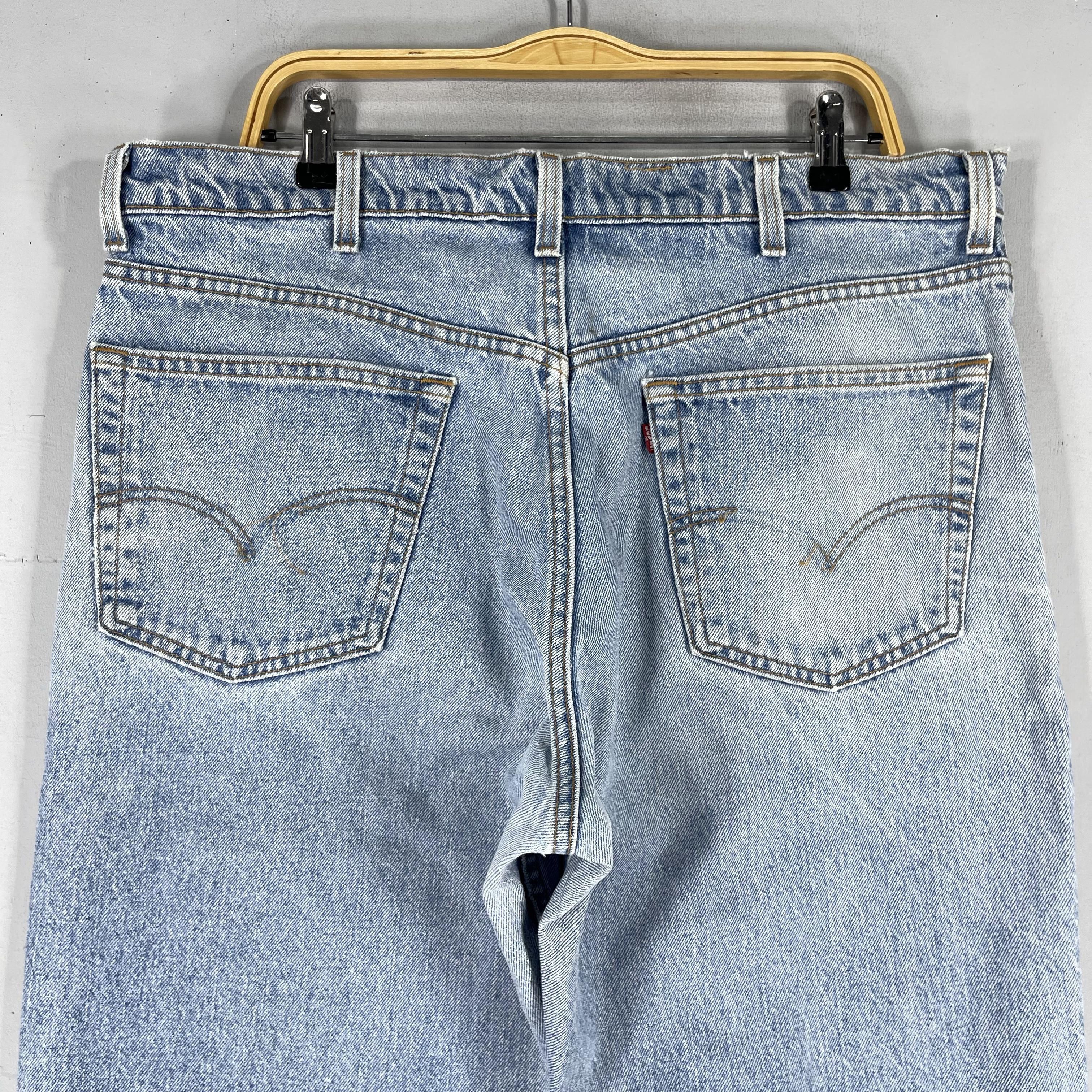 Levi's × Vintage Size 37 Vintage Levis 550 Distressed Relaxed Fit Jeans Size US 37 - 6 Thumbnail