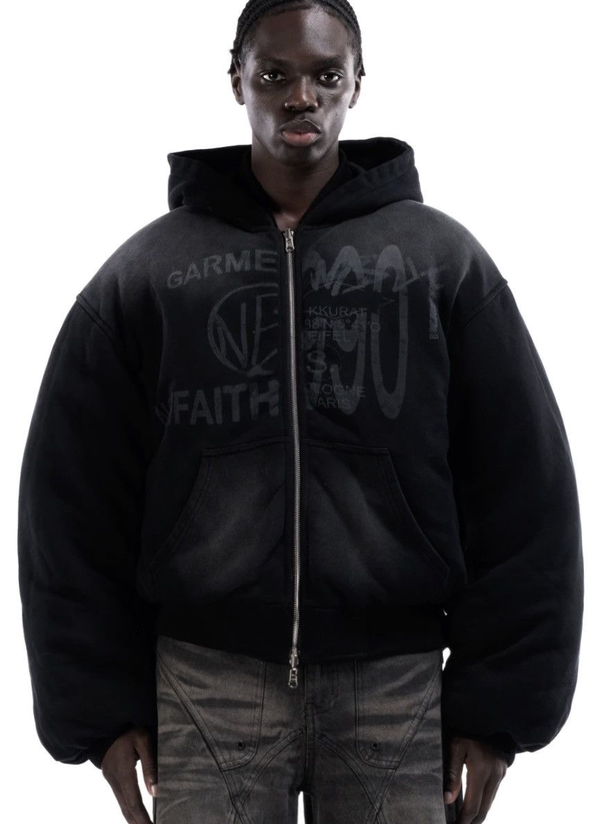 No Faith Studios No/Faith Studios Reversible Hood Bomber Jacket Black Size US L / EU 52-54 / 3 - 9 Thumbnail