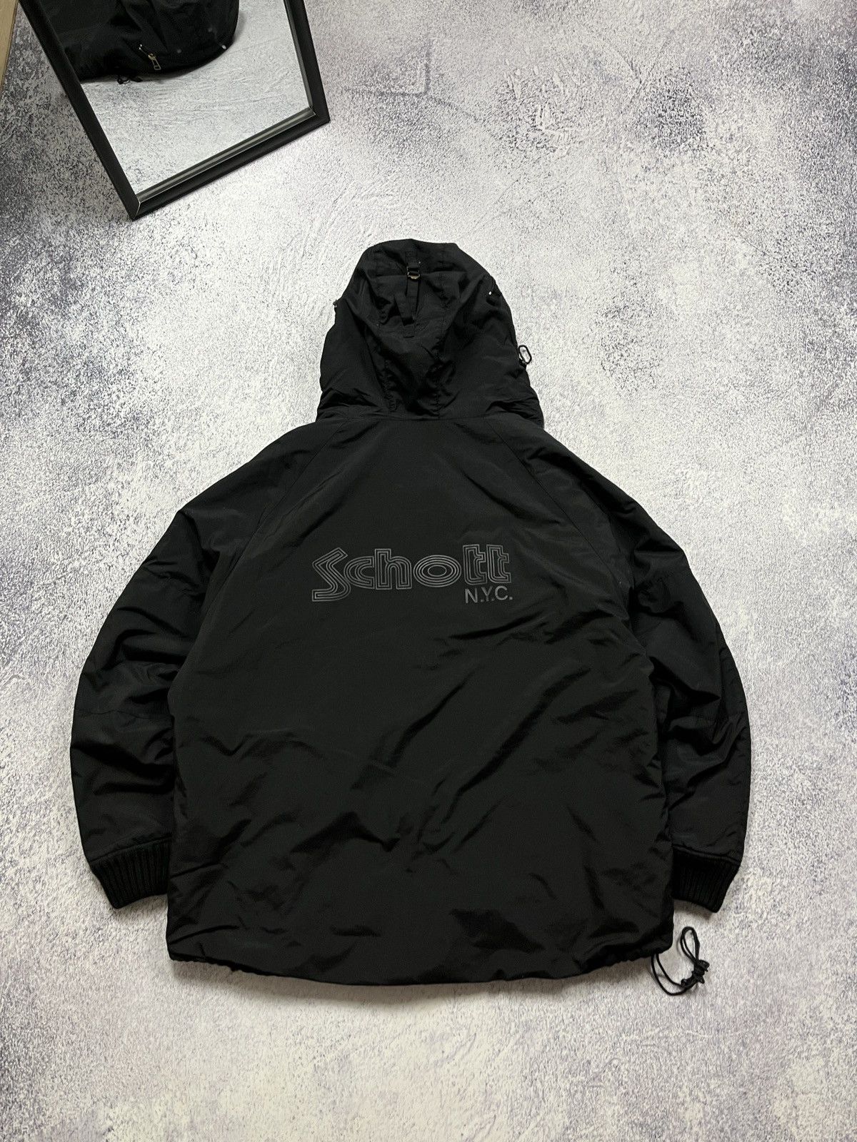 Schott × Vintage Schott Multi Zip Ventilated Technical Pullover Ninja Jacket Size US XL / EU 56 / 4 - 4 Thumbnail