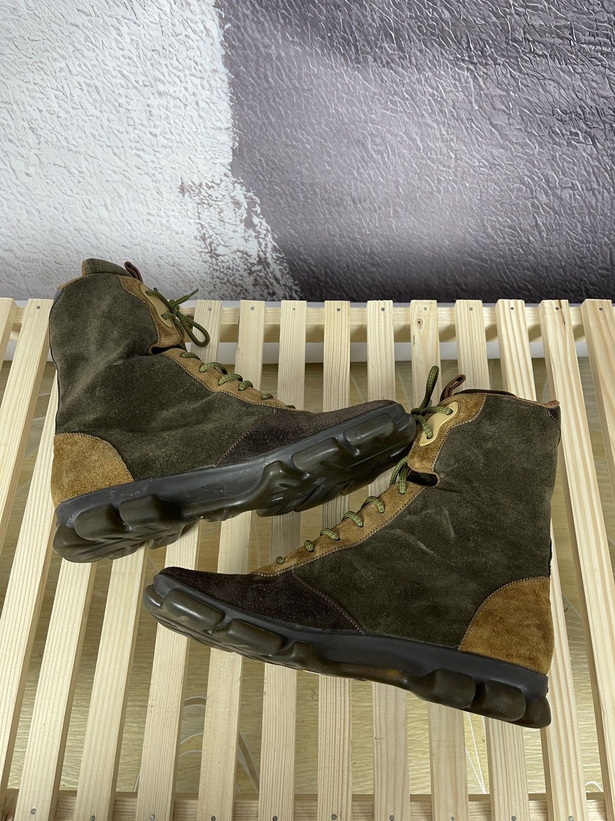 Miu Miu Miu Miu Prada archive leather suede vintage boots sneakers Size US 7 / IT 37 - 9 Thumbnail