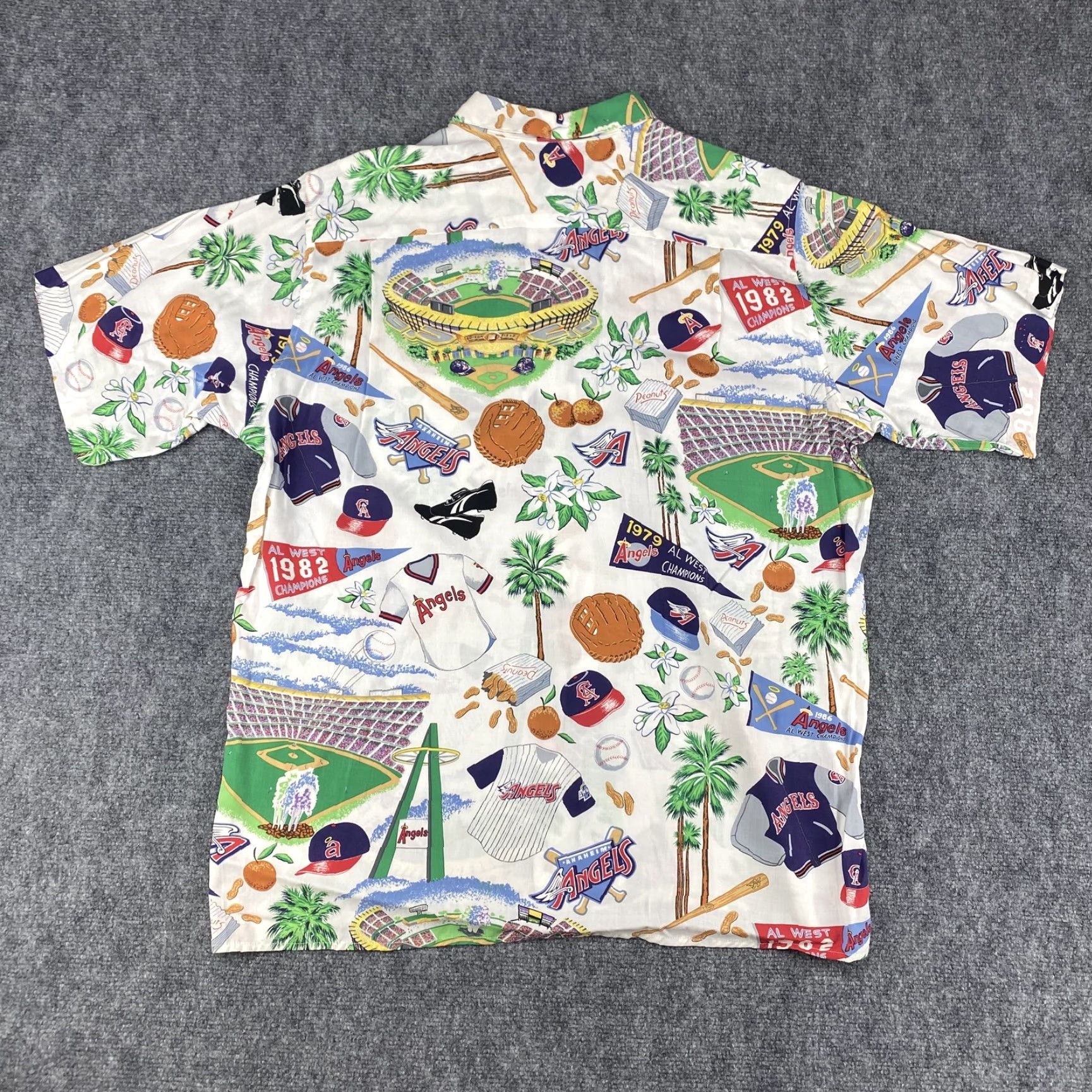 Reyn Spooner VINTAGE Reyn Spooner Anaheim Angels Shirt Mens M MLB Hawaiian AOP USA Size US M / EU 48-50 / 2 - 3 Thumbnail