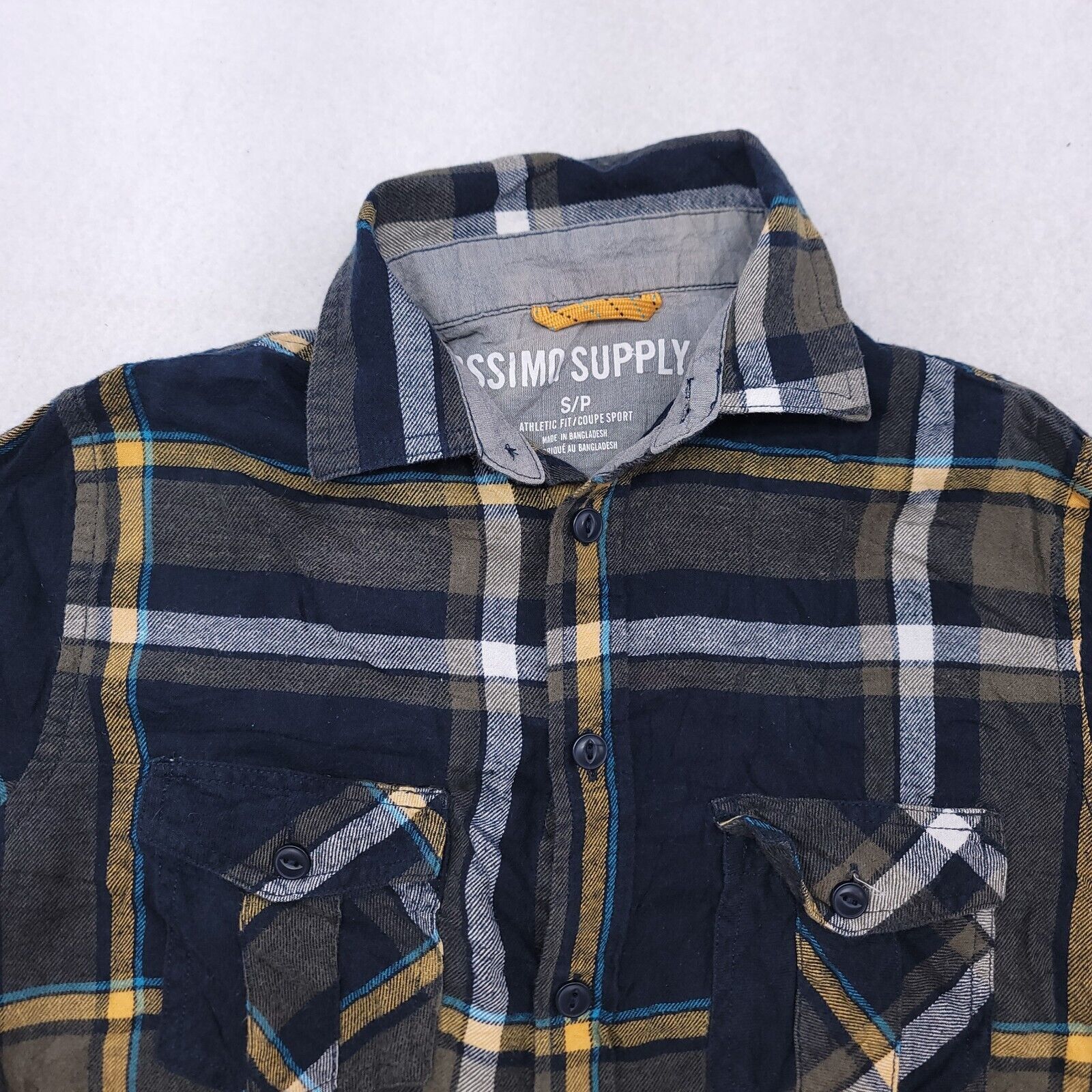 Mossimo Mossimo Madras Flannel Button Up Shirt Womens Size S Blue Size S / US 4 / IT 40 - 1 Thumbnail