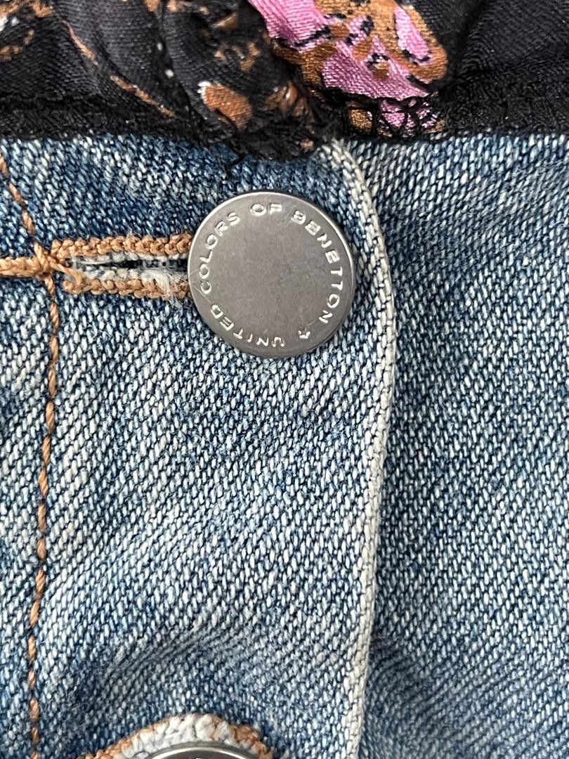 Designer × United Colors Of Benetton 🔥VERY RARE ! UNITED COLOUR OF BENETTON FLARE JEANS Size 29" - 7 Thumbnail