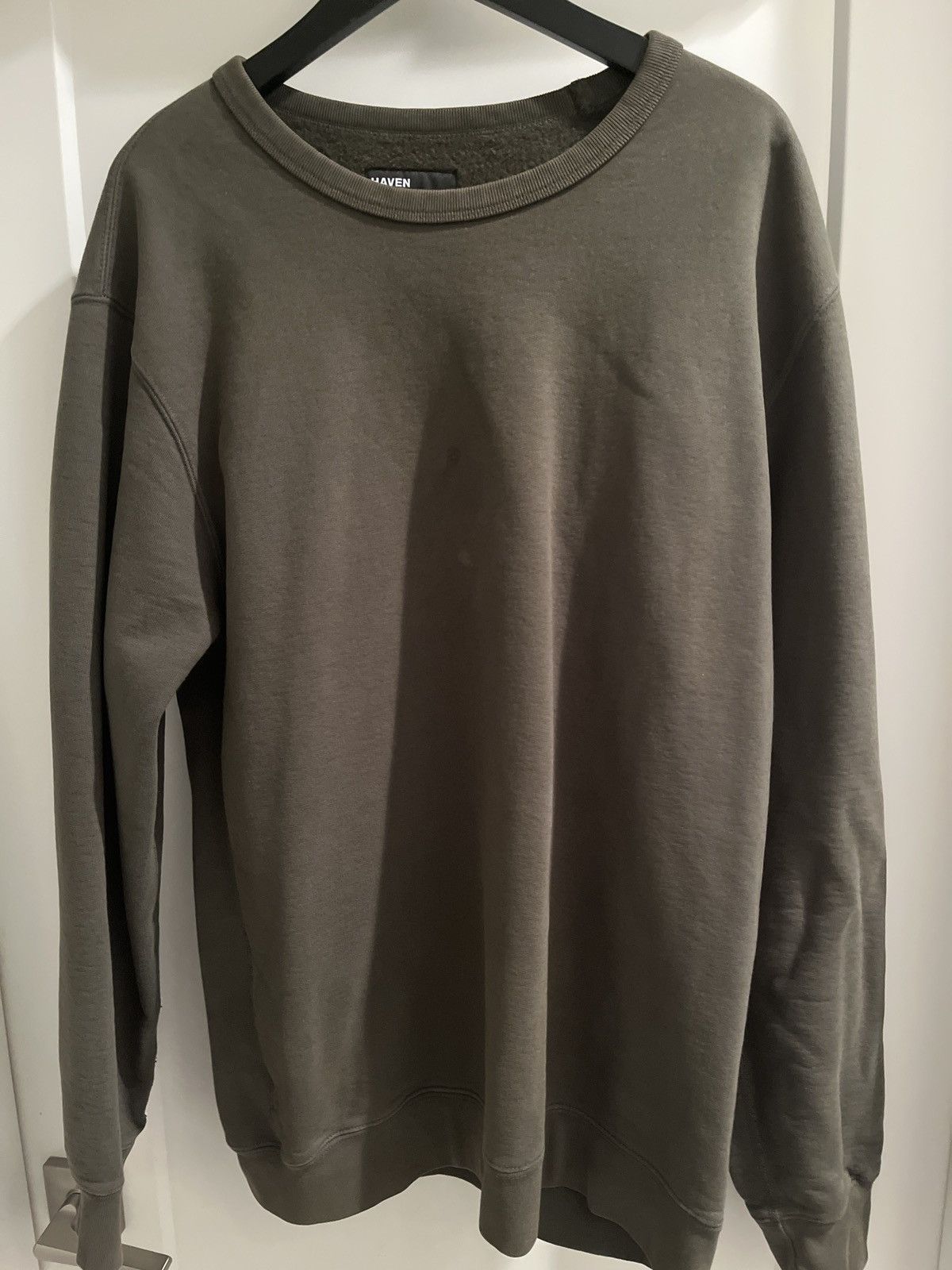 Haven Haven Basic Heavyweight Sweatshirt Olive Green Size US L / EU 52-54 / 3 - 1 Thumbnail