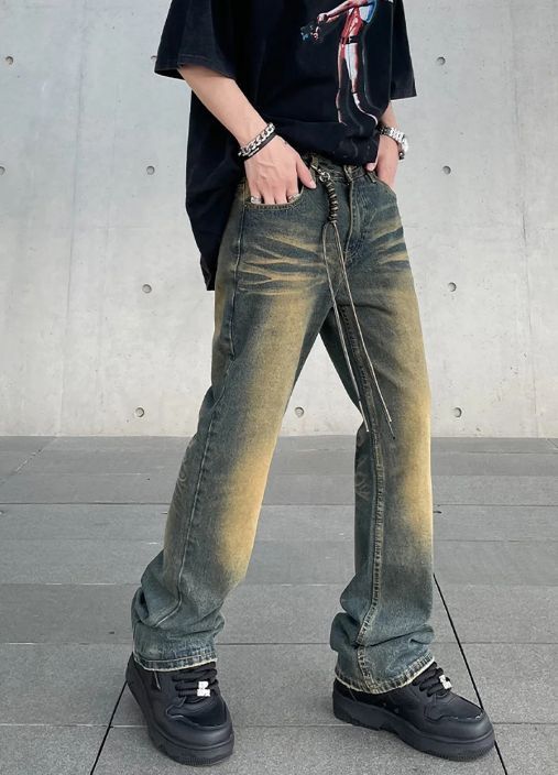 Japanese Brand × Jean Vintage Jeans Men Japanese y2k Baggy Wide Leg Size US 32 / EU 48 - 3 Thumbnail