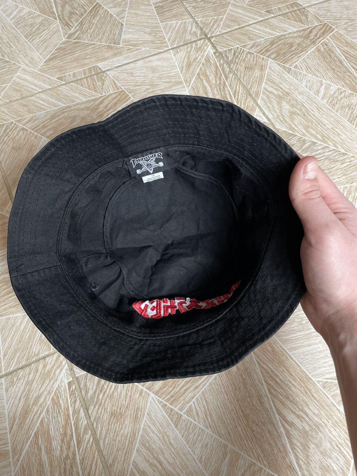 Thrasher Skate Thrasher Magazine Godzilla Big Logo Logo Bucket Hat Size ONE SIZE - 7 Thumbnail