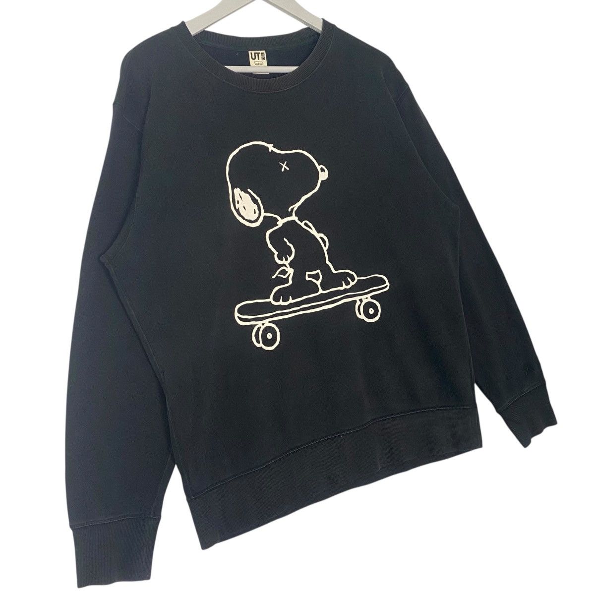 Vintage Vintage Peanuts Printed Crewneck Sweatshirt Black Size L Size US L / EU 52-54 / 3 - 3 Thumbnail