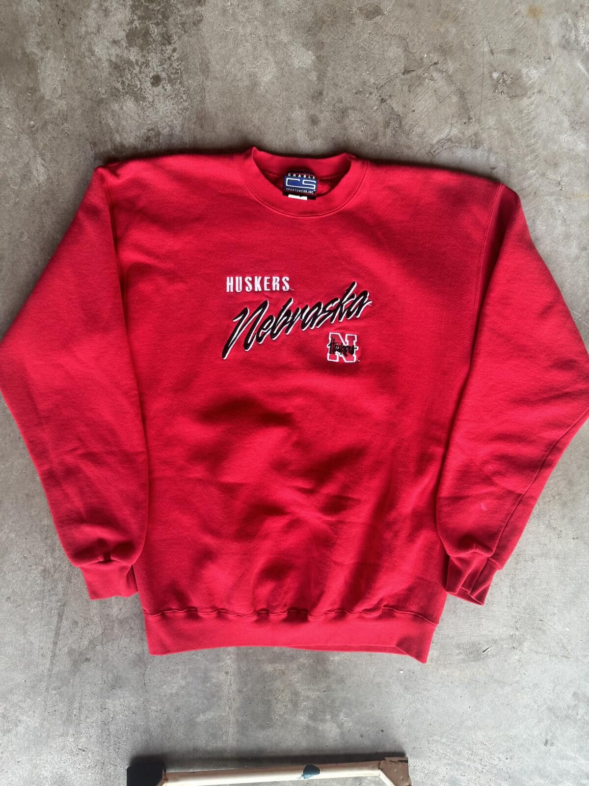 Other Vintage 90s CS Sportswear UniO Nebraska Huskers Sweatshirt L Size US L / EU 52-54 / 3 - 1 Thumbnail