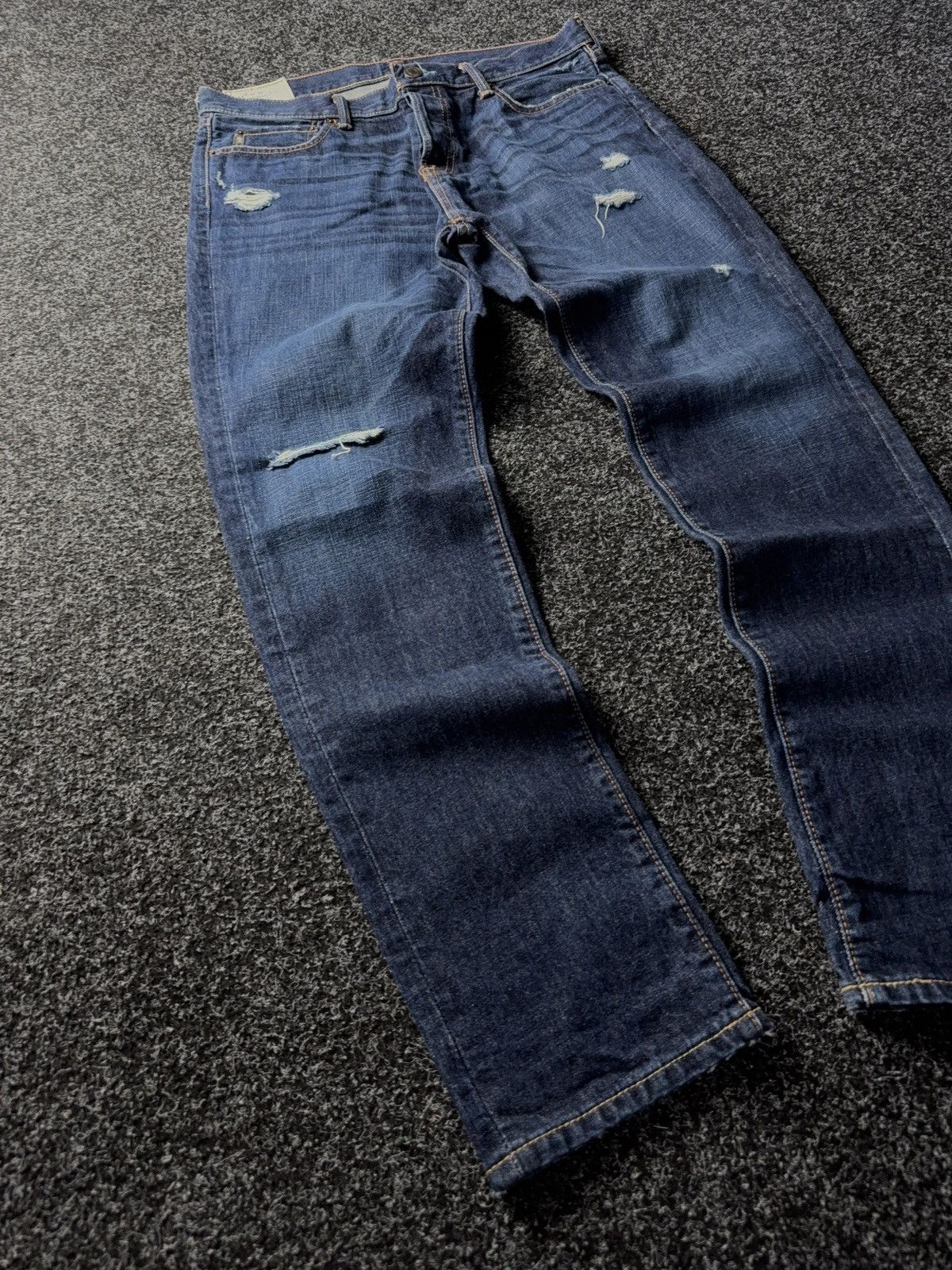 Abercrombie & Fitch 00s Abercrombie & Fitch Distressed Jeans Denim Pants Mexico Size US 34 / EU 50 - 2 Thumbnail