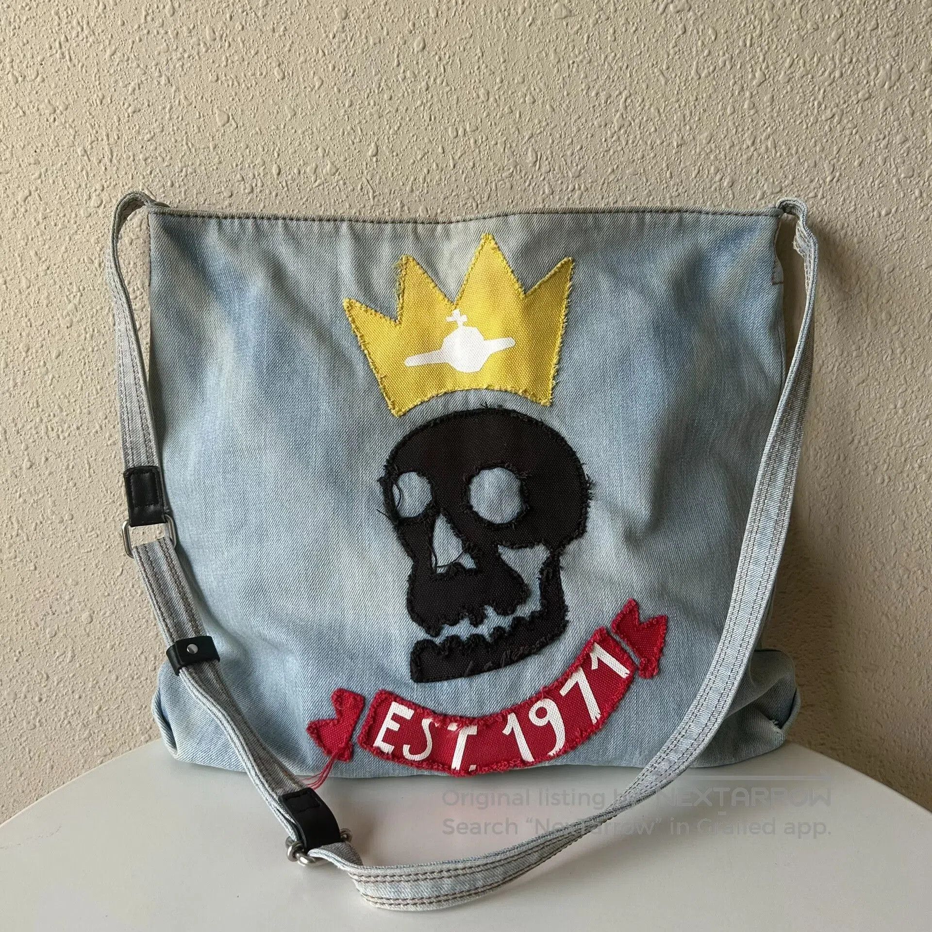 Other Vivienne Westwood Skull Denim Crossbody Bag. Size ONE SIZE - 2 Thumbnail