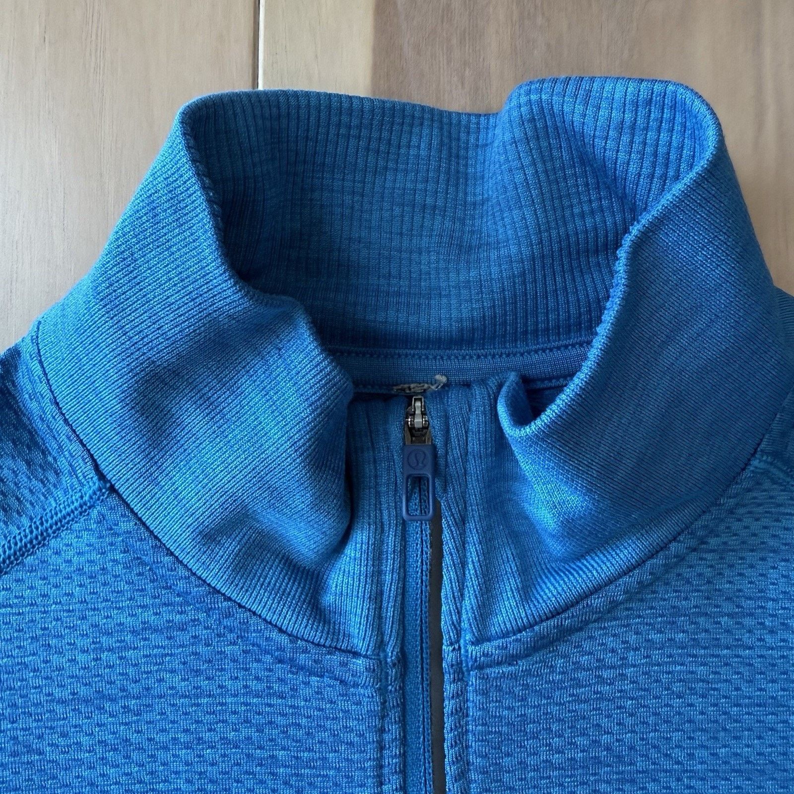 Lululemon Lululemon Metal Vent Tech 1/2 Zip Pullover M Blue Utility Size US M / EU 48-50 / 2 - 7 Thumbnail