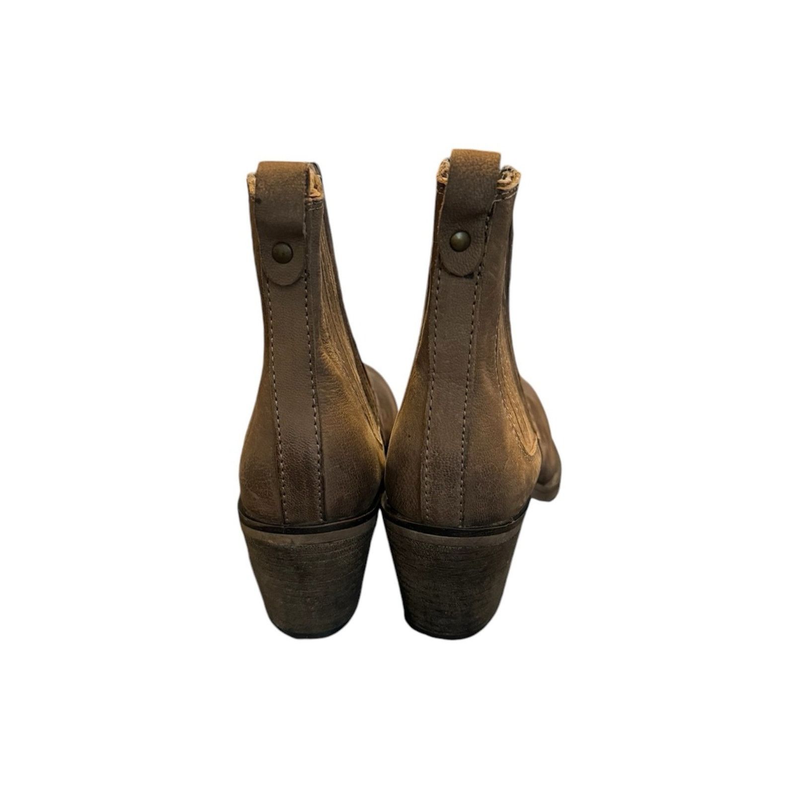 NBDN Nobrandedon Woman’s Rebels ankle two tone boots Size US 8.5 / IT 38.5 - 2 Thumbnail