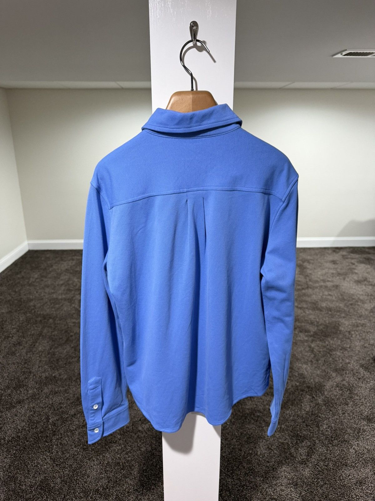 Miu Miu Miu Miu Cotton Pique Periwinkle Blue LS Button Up Shirt Size XS / US 0-2 / IT 36-38 - 2 Thumbnail