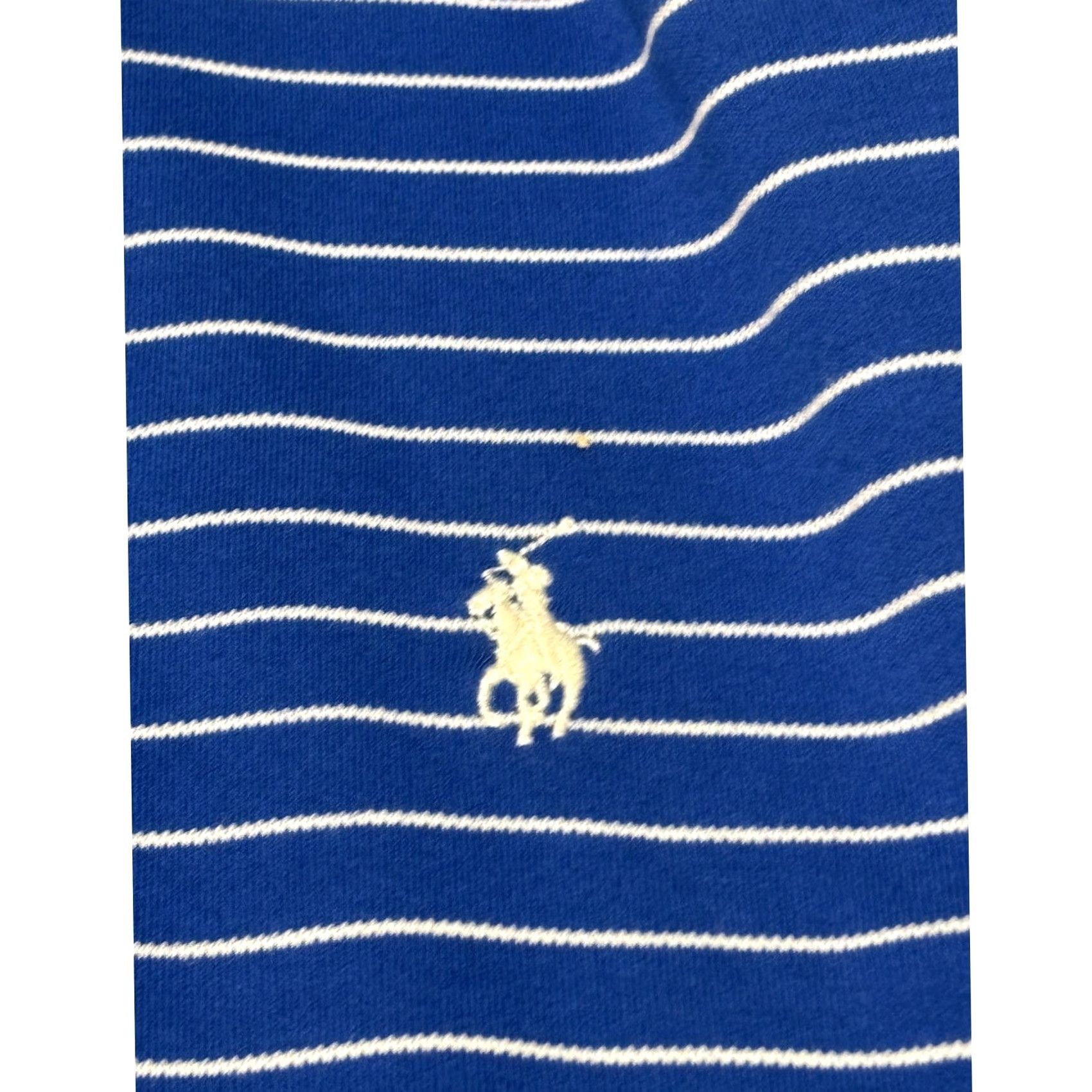 Polo Ralph Lauren Polo Ralph Lauren Polo Shirt Blue Striped Casual Golf Preppy Medium Men’s Short Sleeve Embroidered Logo Collar Classic Fit Polo Shirt Size US M / EU 48-50 / 2 - 2 Thumbnail
