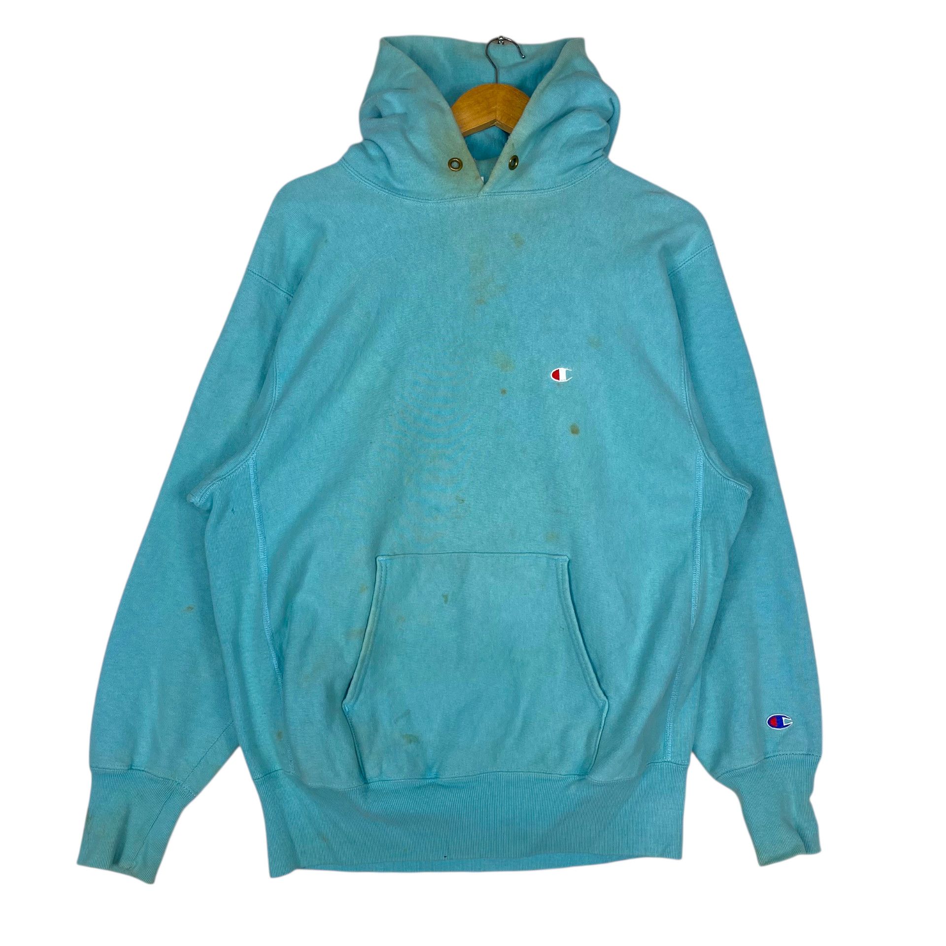 Champion 💥 90s CHAMPION REVERSE WEAVE HOODED PULLOVER Size US L / EU 52-54 / 3 - 2 Thumbnail