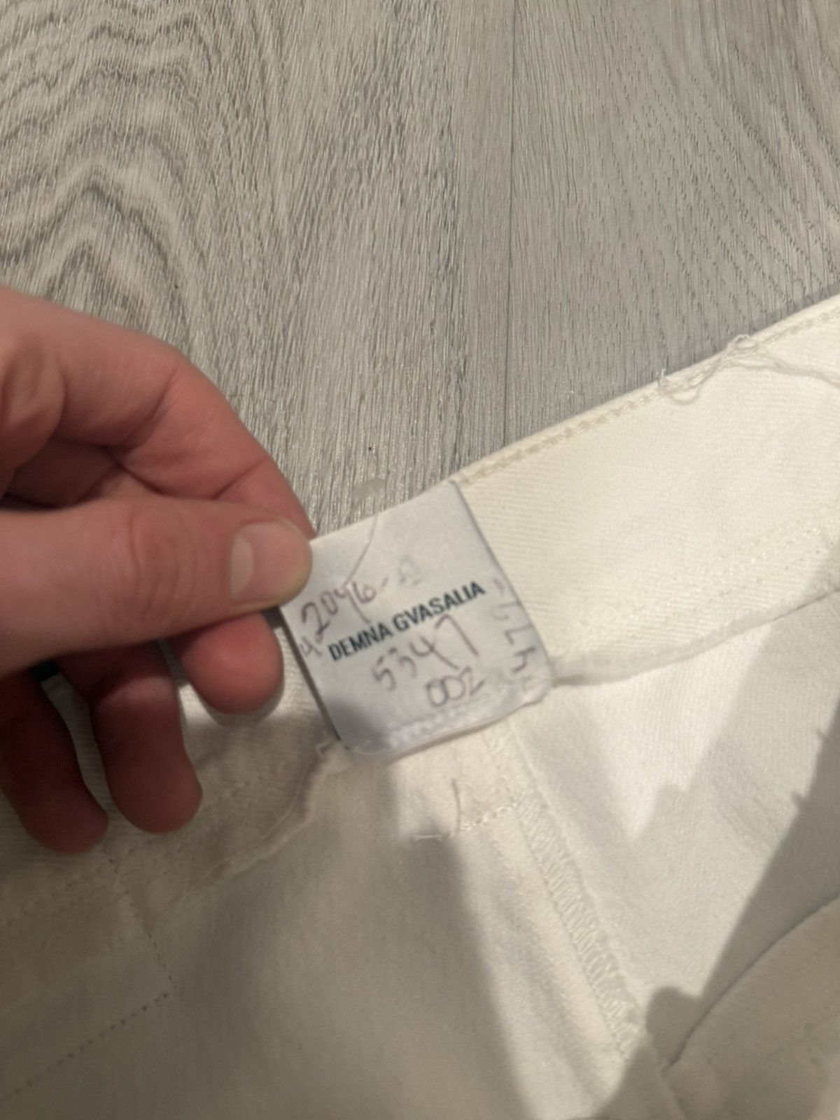 Levi's × Vetements s/s 2017 white reconstructed denim!! Size US 28 / EU 44 - 7 Thumbnail