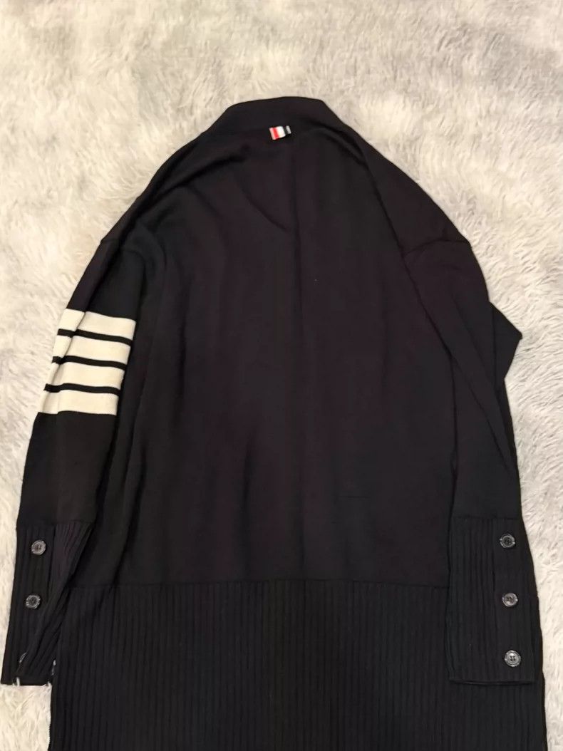Thom Browne Thom Browne Thom Browne TB Classic Striped Wool Sweater Ca Size S / US 4 / IT 40 - 2 Thumbnail