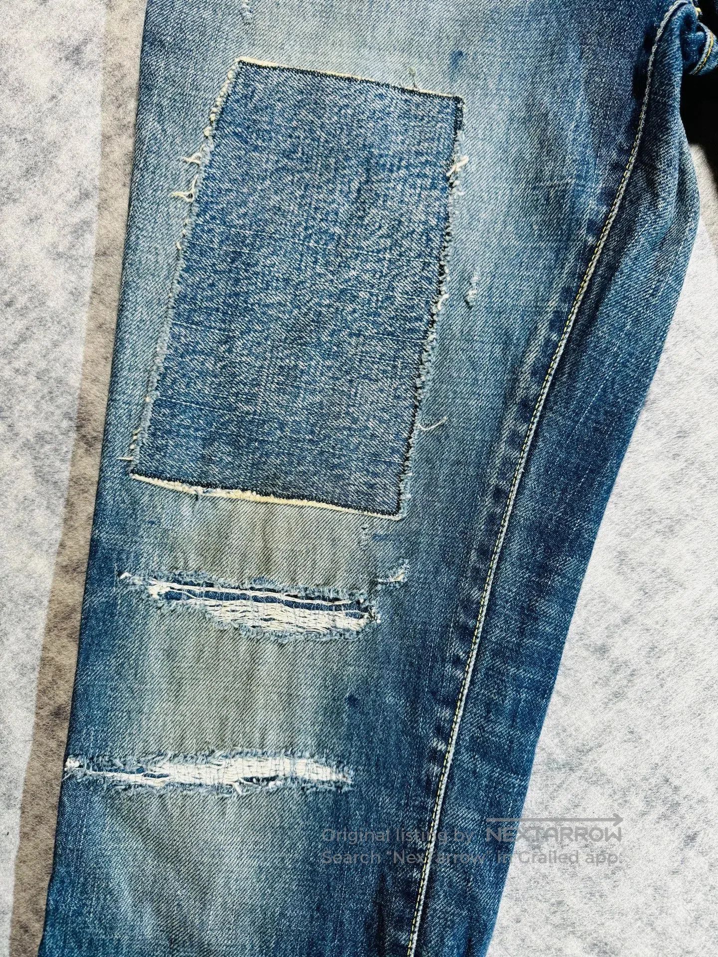 Visvim visvim social sculpture distressed denim jeans. Size US 26 / EU 42 - 3 Thumbnail
