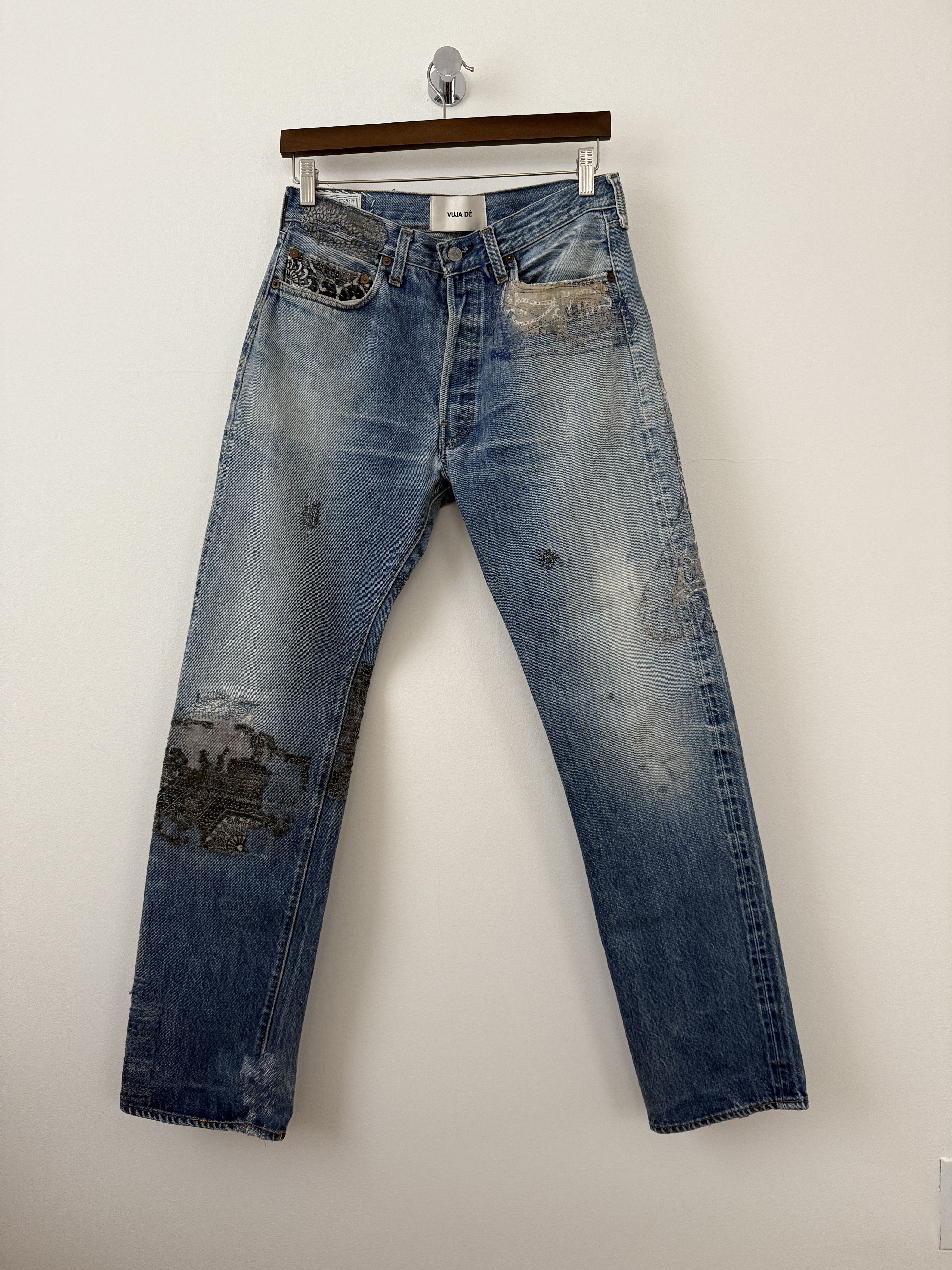Vuja De Vuja De Miles Relaxed Fit Denim Ice Blue SIZE M | Grailed