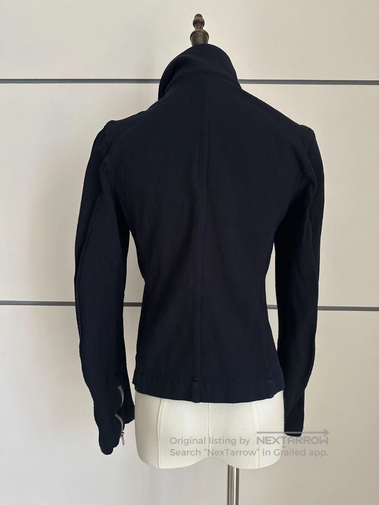 Comme des Garcons COMME DES GARCONS Wool Motorcycle Jacket. Size US XS / EU 42 / 0 - 4 Thumbnail