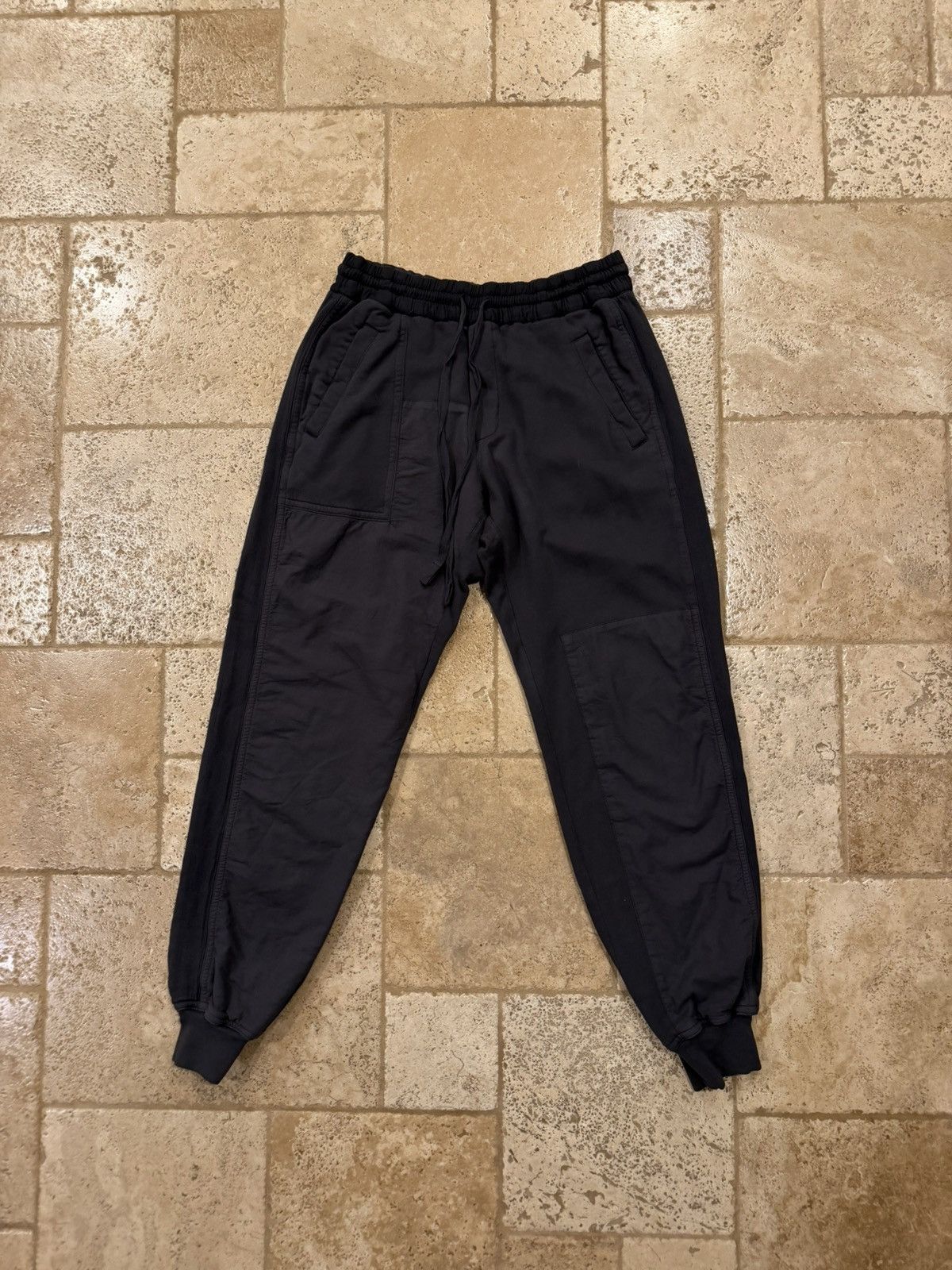 Haider Ackermann Haider Ackermann Perth Panelled Dark Grey Jogger Sweatpants Size US 34 / EU 50 - 6 Thumbnail
