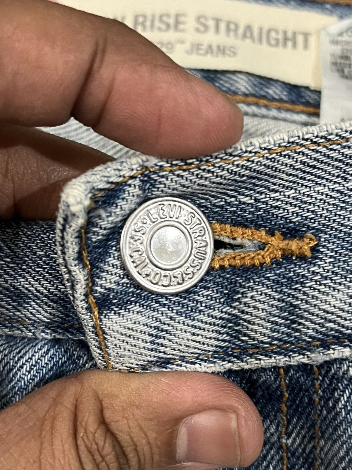 LVC × Levi's × Levi's Vintage Clothing Vintage Levi’s 529 Low Rise Straight Distressed Denim Size US 34 / EU 50 - 10 Thumbnail