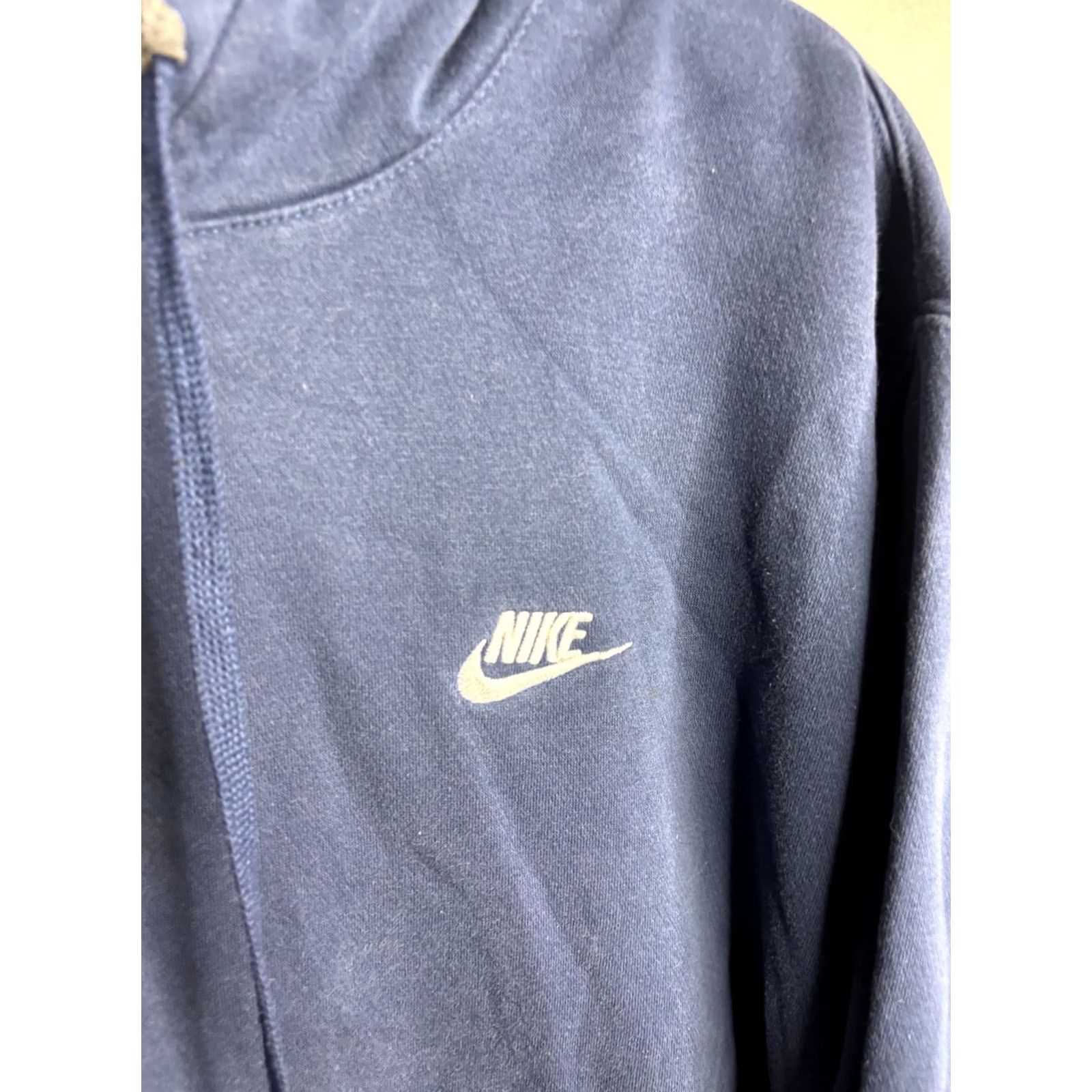 Nike Nike Hoodie XL Navy Club Fleece Pullover Embroidered Swoosh BV2654-410 Mens Size US XL / EU 56 / 4 - 2 Thumbnail