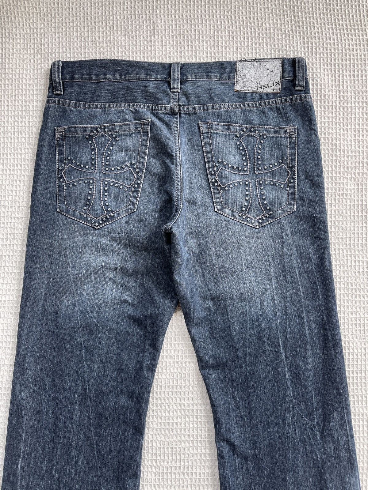 LastDrop🔥Helix Seditionaries Skulls Relaxed Boot Denim Jeans