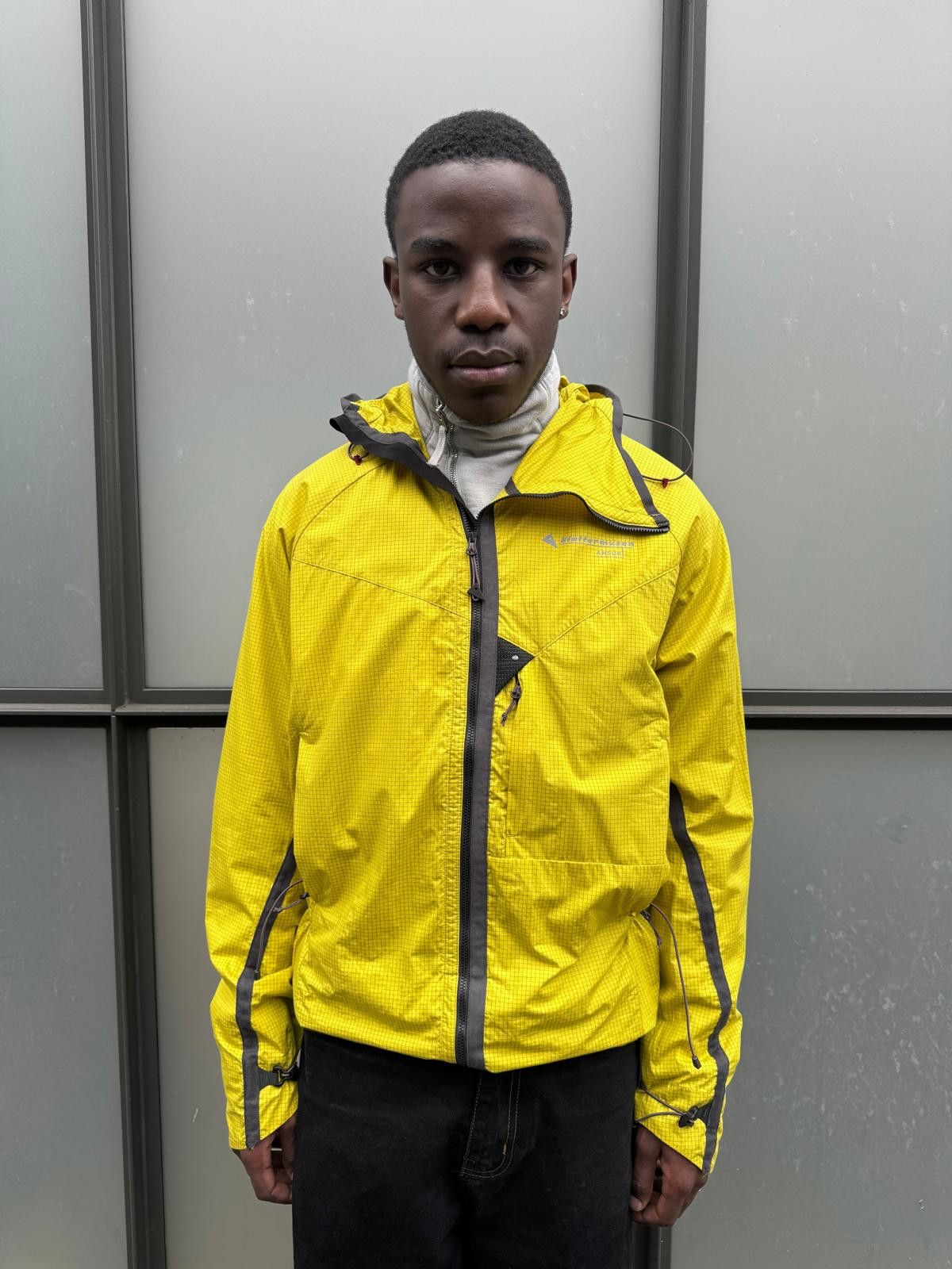 Designer Klattermusen Bright Yellow Rip Stop Asymmetric Zip Jacket Size US M / EU 48-50 / 2 - 1 Thumbnail