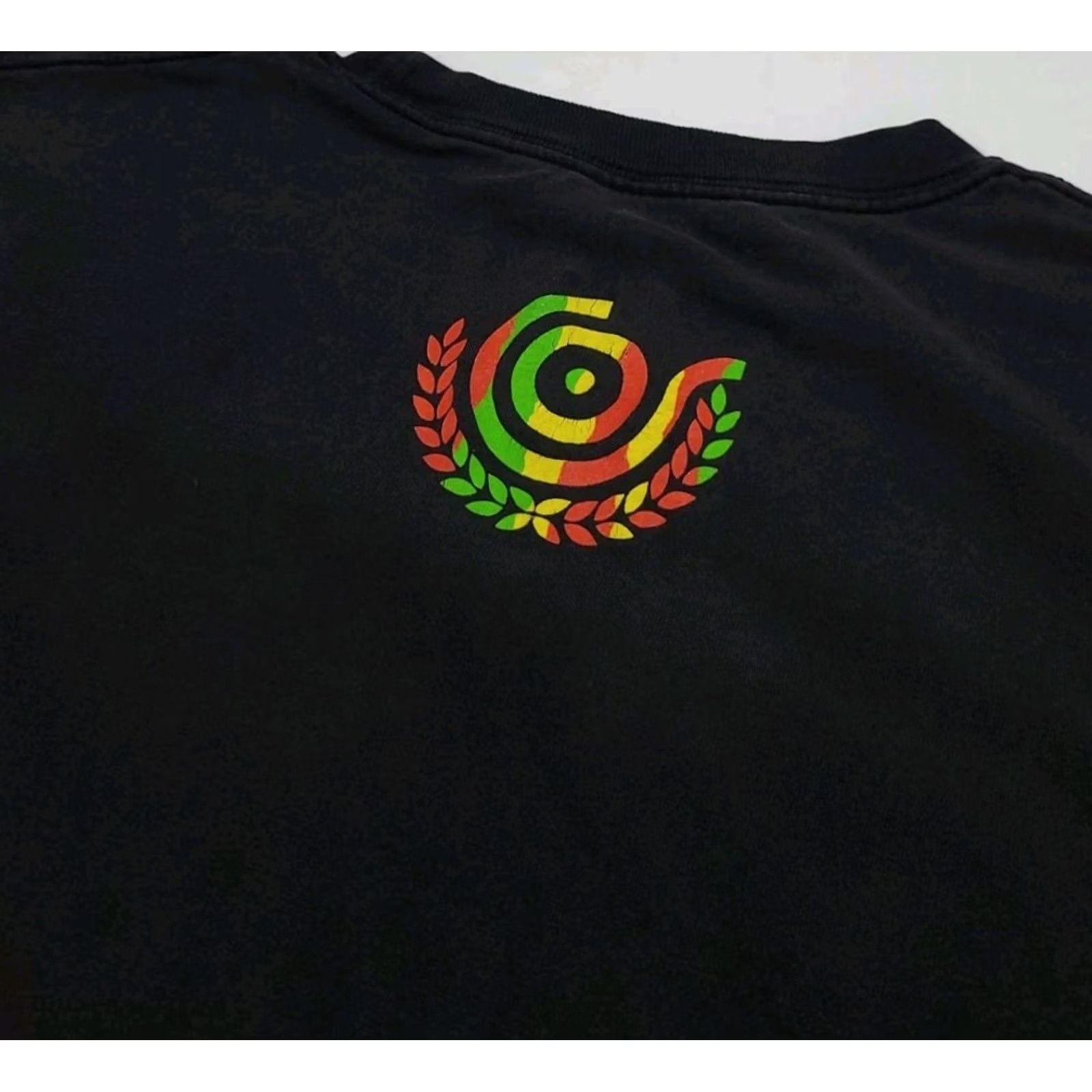 Logo 7 VINTAGE Kayo Organika Logo Print T Shirt Skateboarding Men L Black Crew Neck Short Sleeve Rasta 90s 2000s Skateboard Gear Size US L / EU 52-54 / 3 - 6 Thumbnail